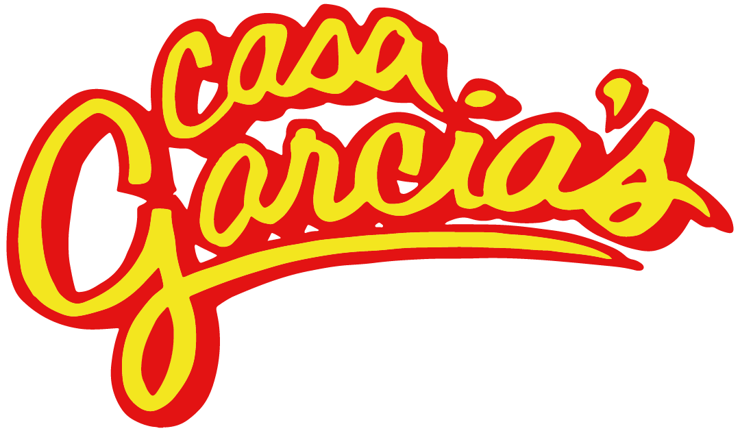 Text that reads "Casa Correas" in yellow with red outline on a black background.