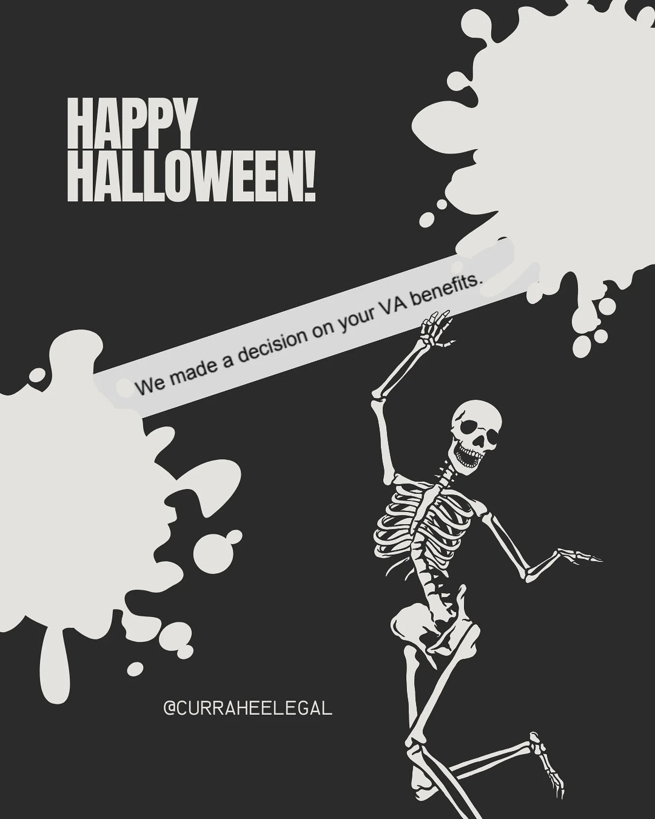 Nothing more scary than the first line of a notification letter.