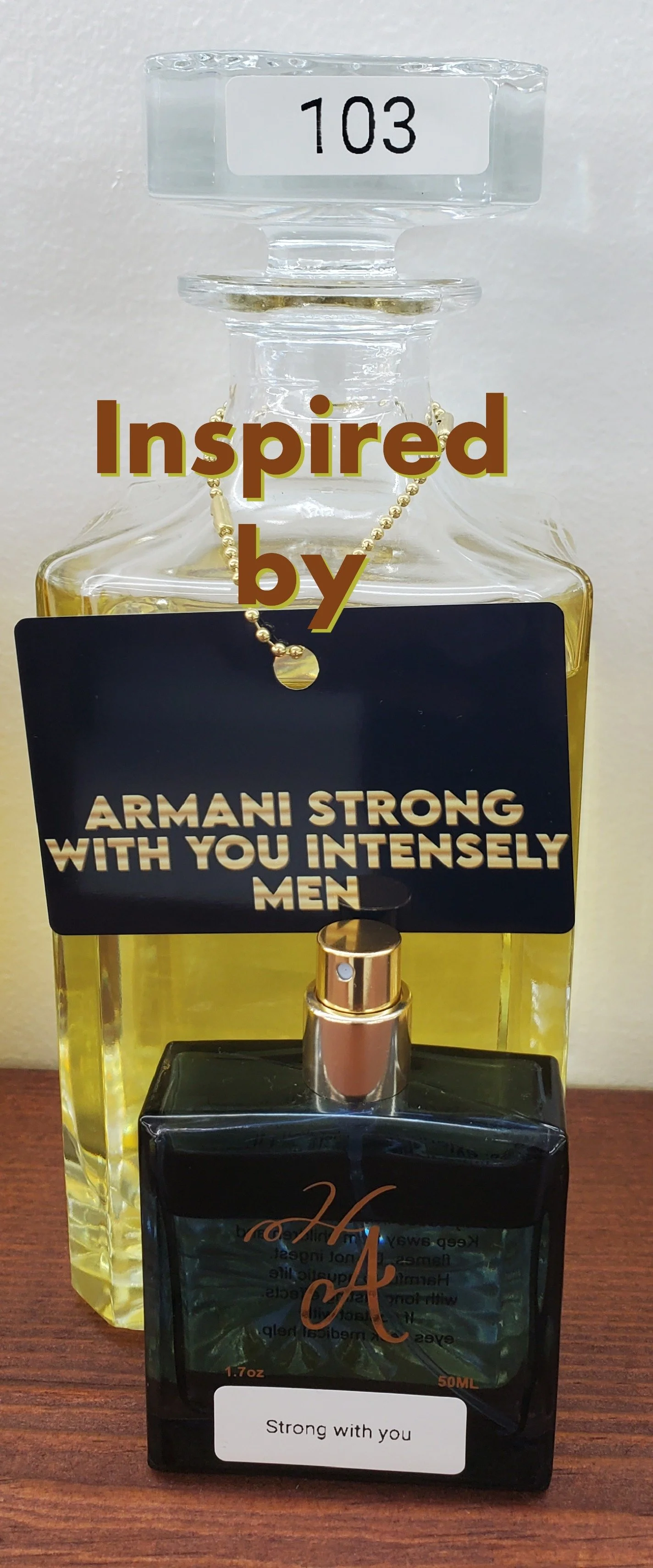 #103 Sparked by Giorgio Armani Stronger with You Intensely for Men