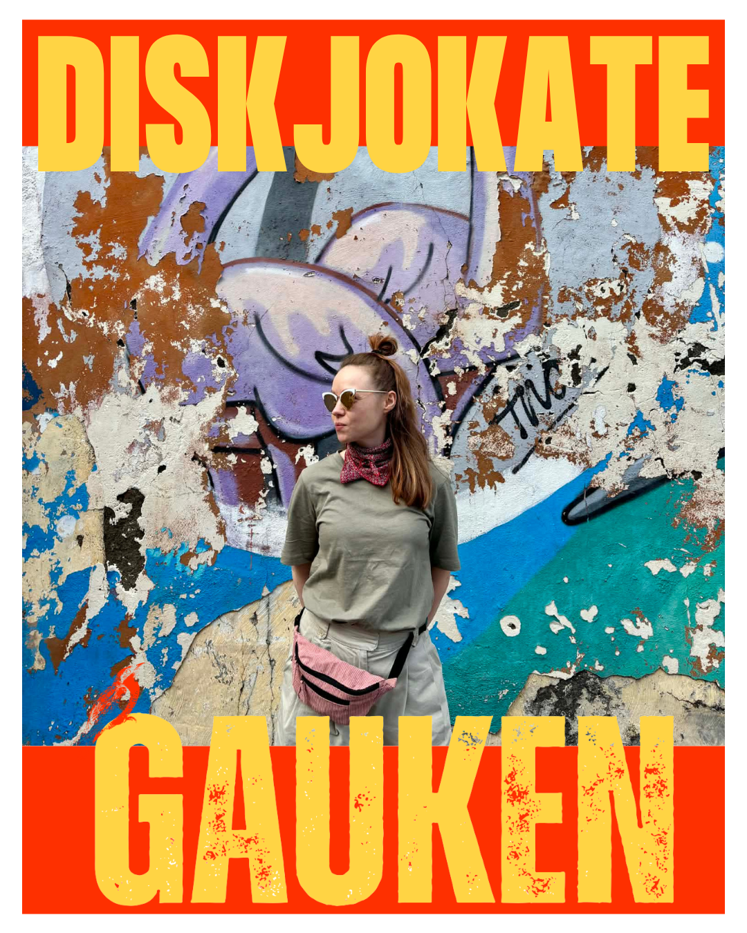 Diskjokate er ein vinyl-DJ som har djup kjærleik for varme grooves og tidlaus rytme. Ho spelar handplukka plater innan funk, soul og disco, og skapar ei dansande atmosfære der klassiske perler møter løynde skattar. Frå sveitte bassliner til silkemjuk