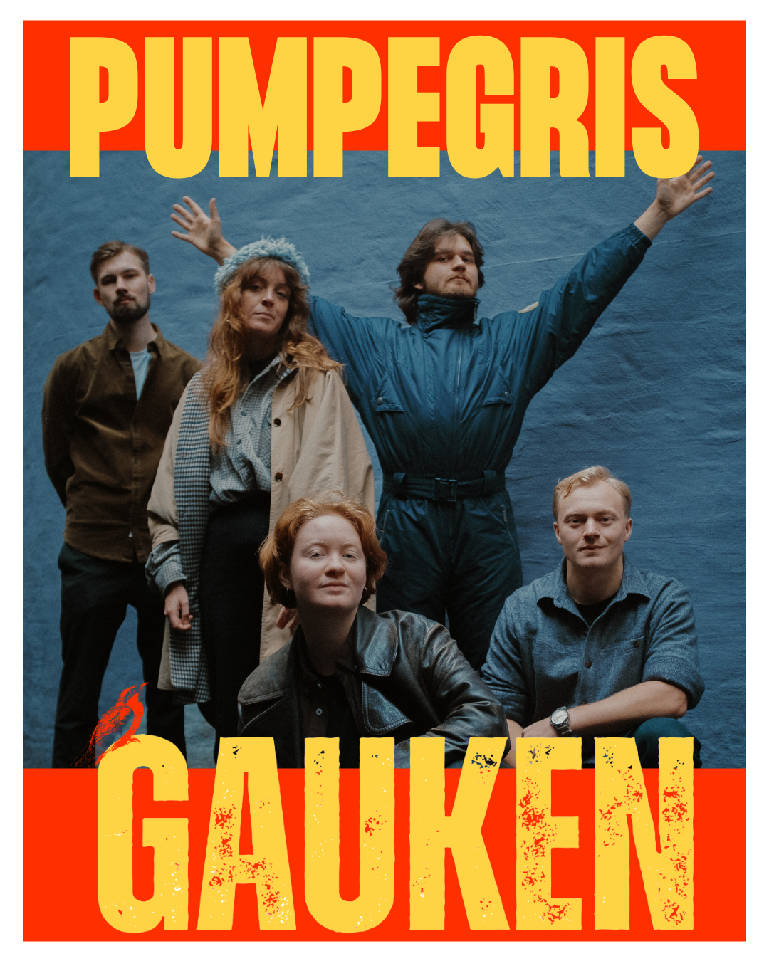 PUMPEGRIS spelar folkemusikk drivande, dansande - og med ein fot solid planta i notida. Her møtest slåttar og rap, kveding og fuzzgitar i eit utrykk som både kjennest kjent og nytt. Resultatet er tett, groovy og med ei tydeleg nerve.