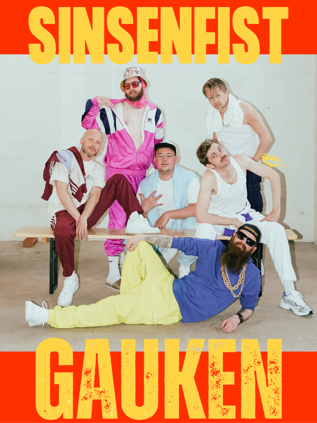 Sinsenfist leverer kompromisslaus gangster-rap med glimt i auget, ispedd femstemt song, funk og vaibing. Noregs kanskje aller beste hiphop-band skal få Gauken til å lette!
