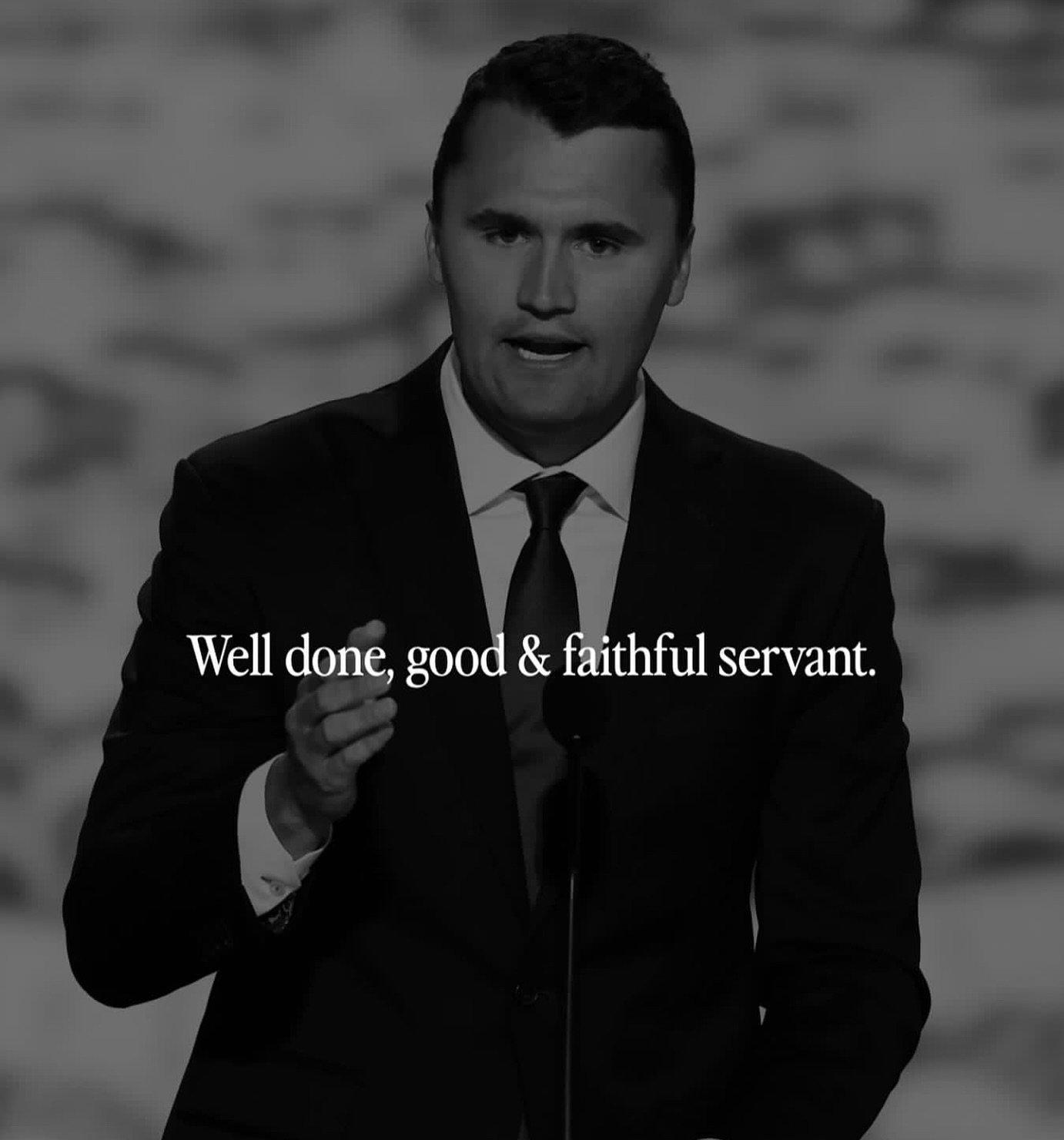 Rest in peace @charliekirk1776 - your time here was spent doing Kingdom work! What a faithful servant you were. May your legacy live on in us all, until we are called home to be with Jesus 💔

Praying for his wife, his children, @turningpointusa, and
