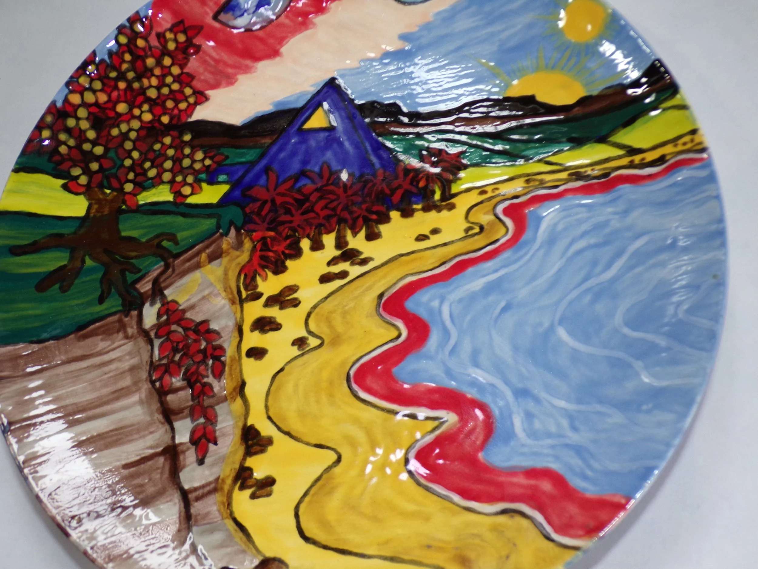 Some Beach Some Where Collectors Plate