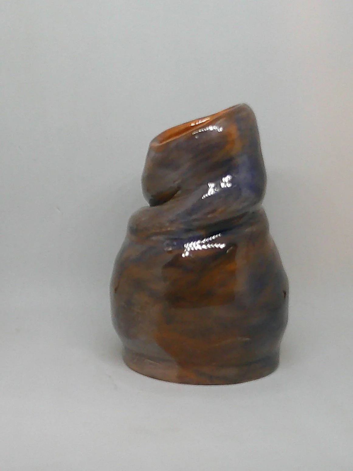 Brown and Purple Vase
