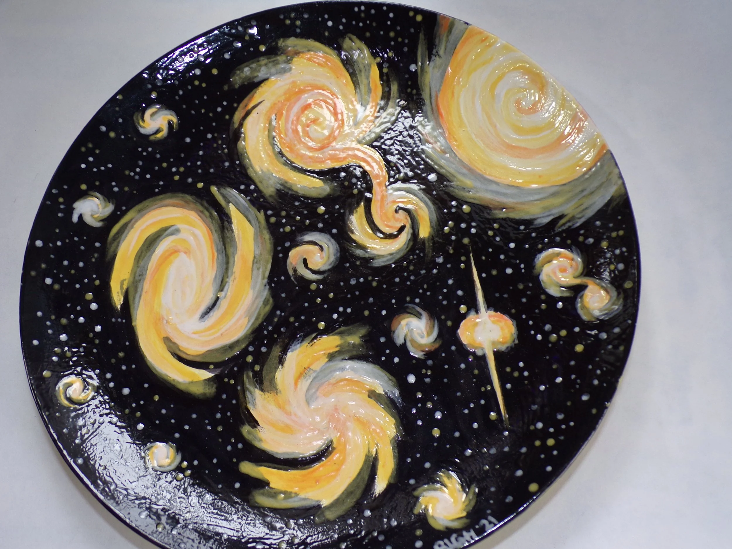 Galaxy in Multitude Collectors Plate