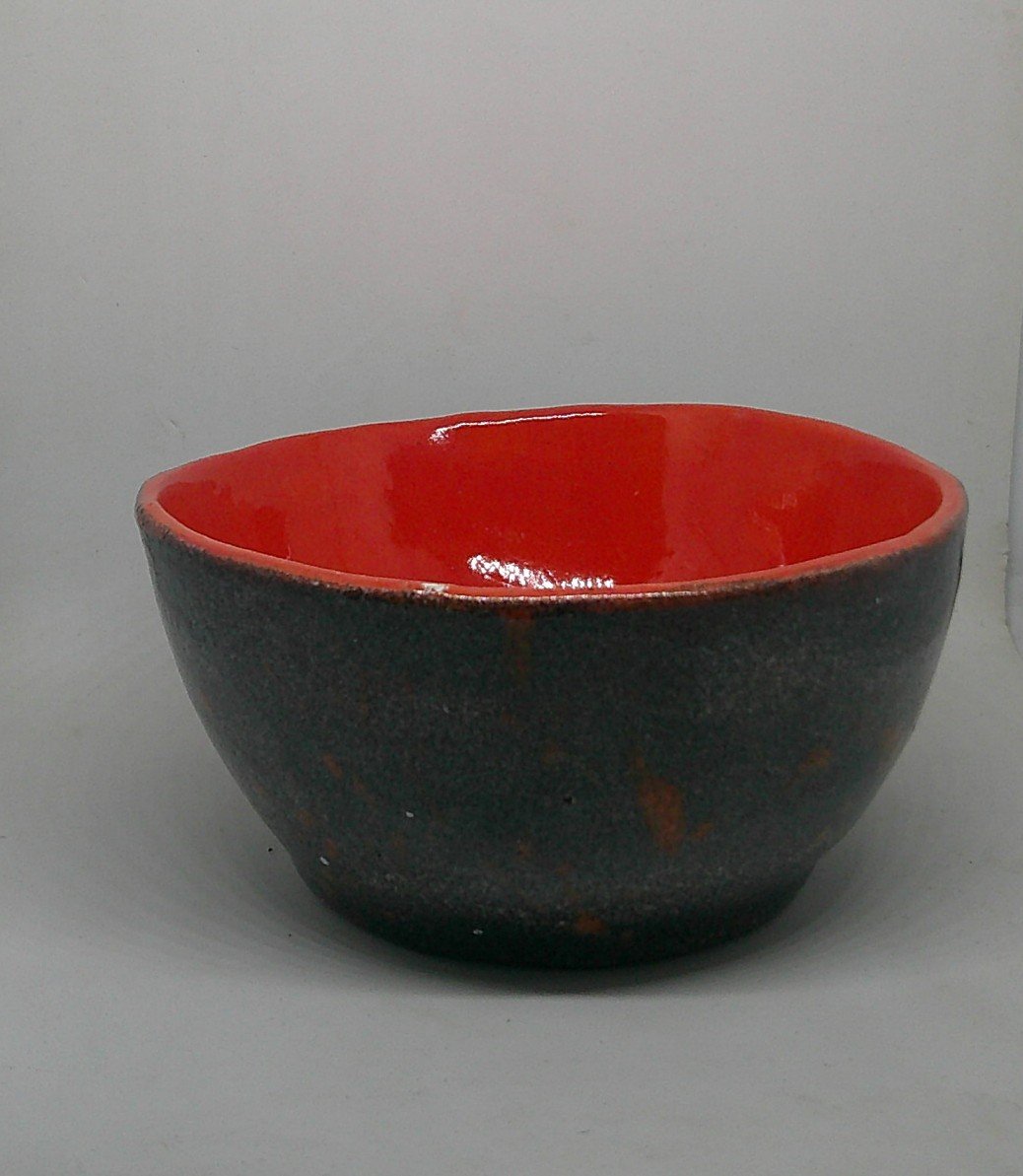 Red and Gray Bowl
