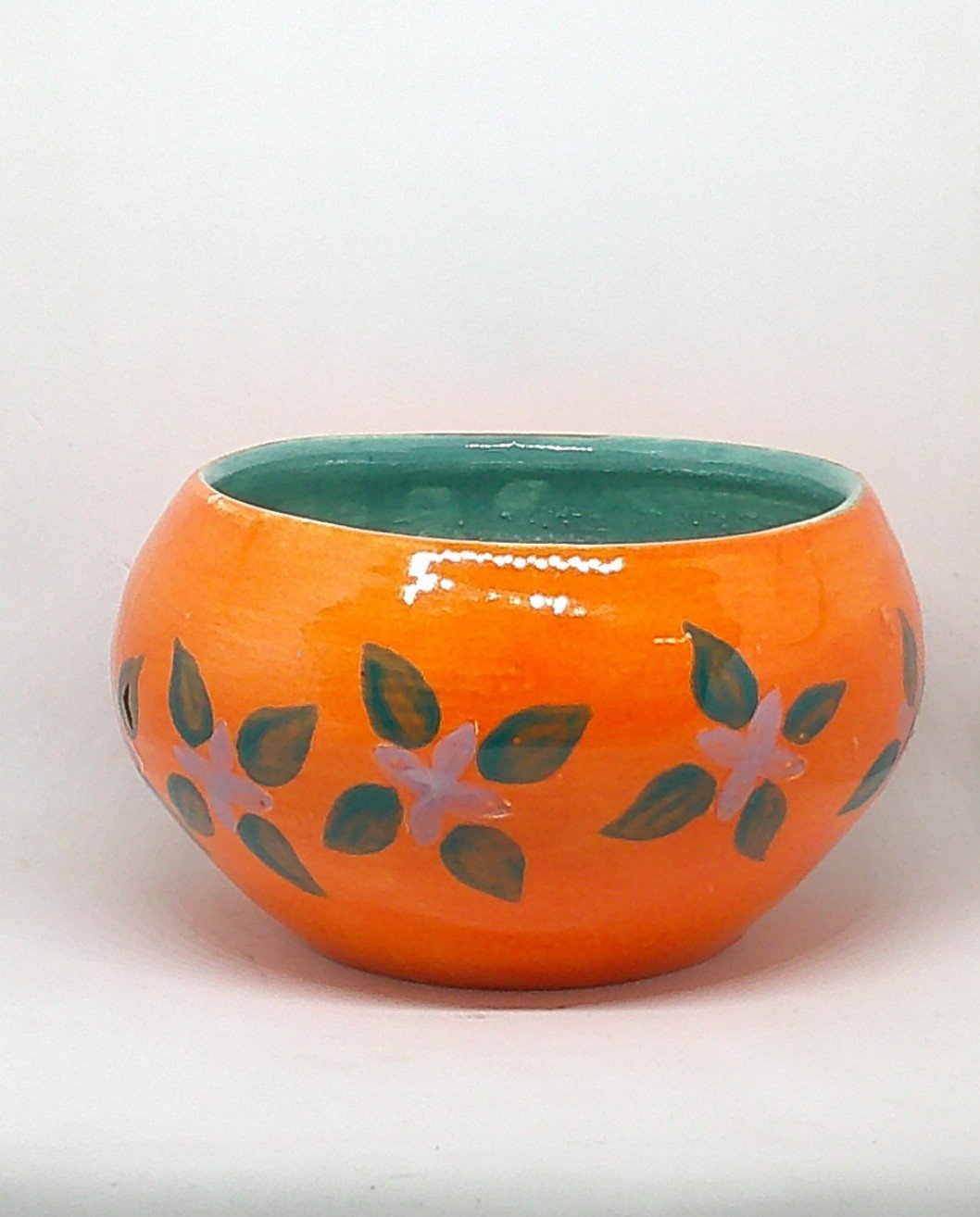 Orange Flower Flowerpot