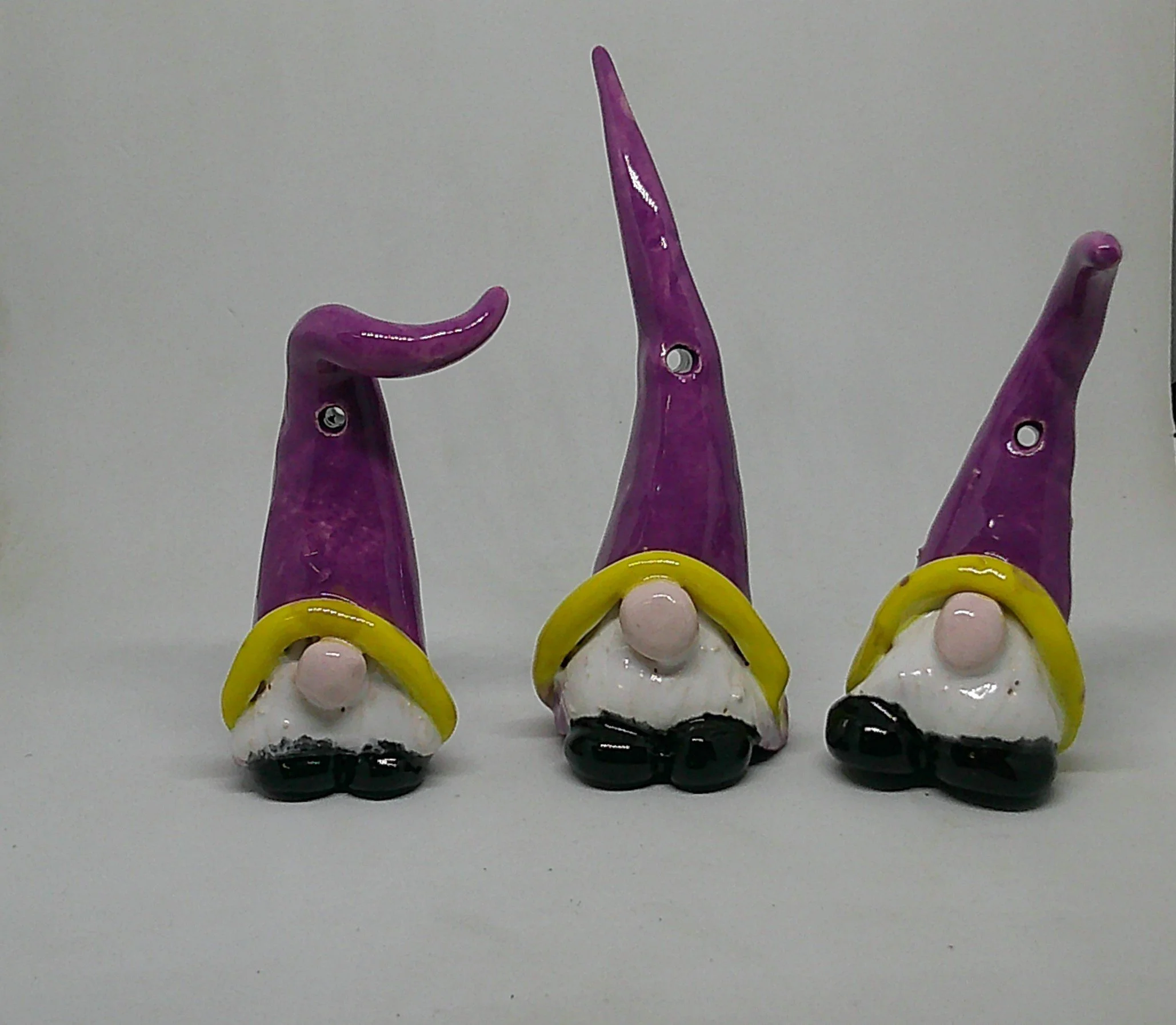 Set of Three Gnome Ornaments
