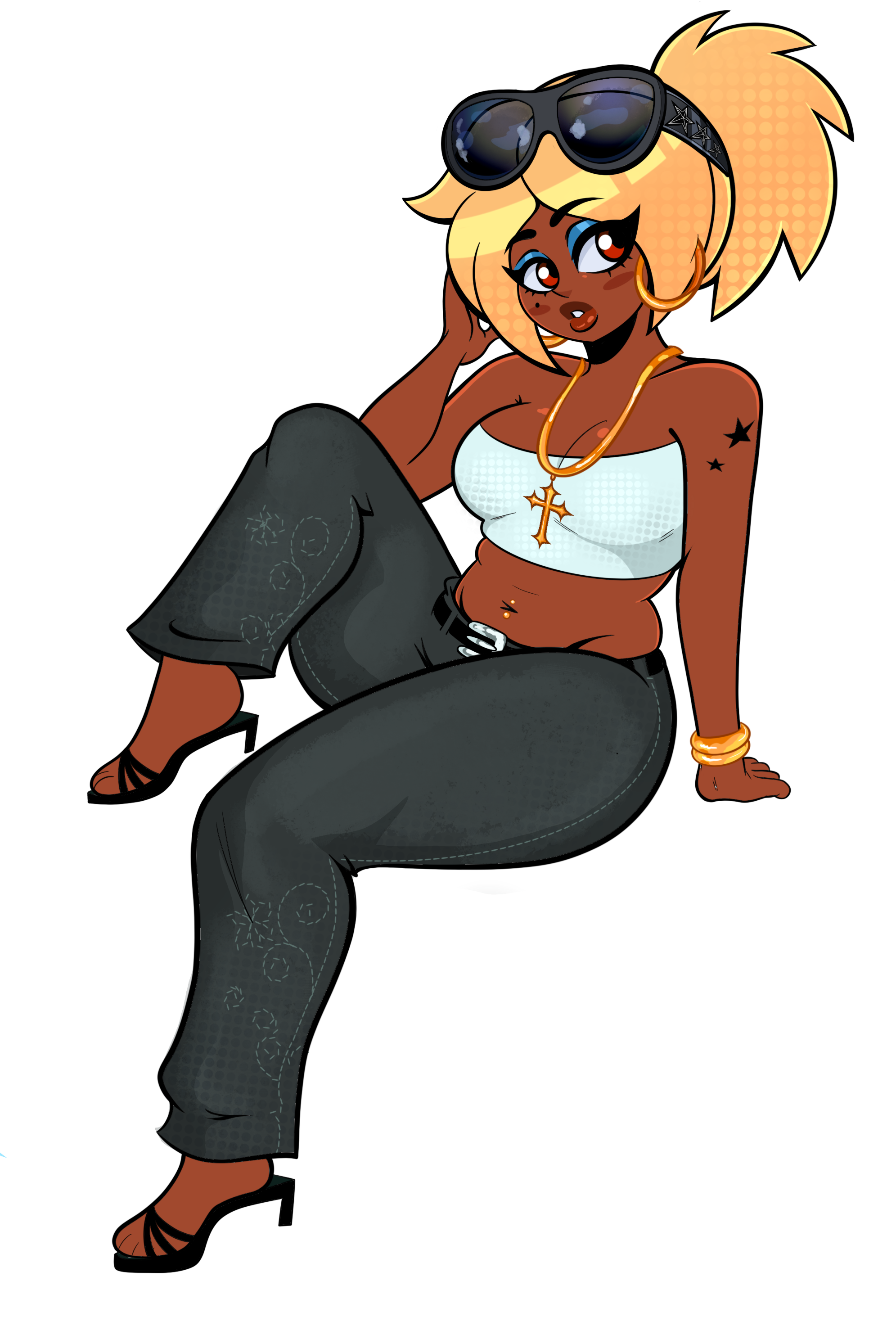 y2k Girl Sticker