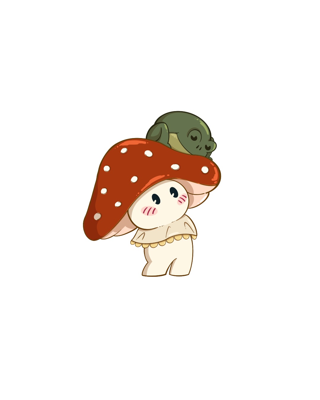 Mushroom Love Sticker