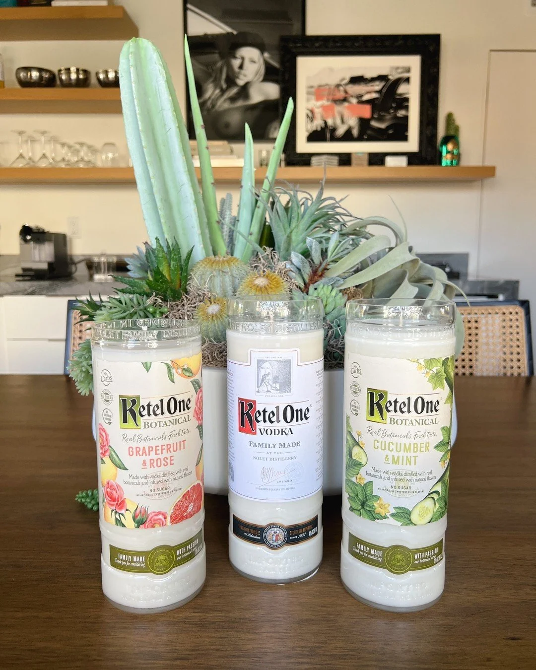pick your vibe 🌿🕯️

grapefruit &amp; rose, cucumber &amp; mint, or classic

check out our upcycled vodka candles ~ link in bio!