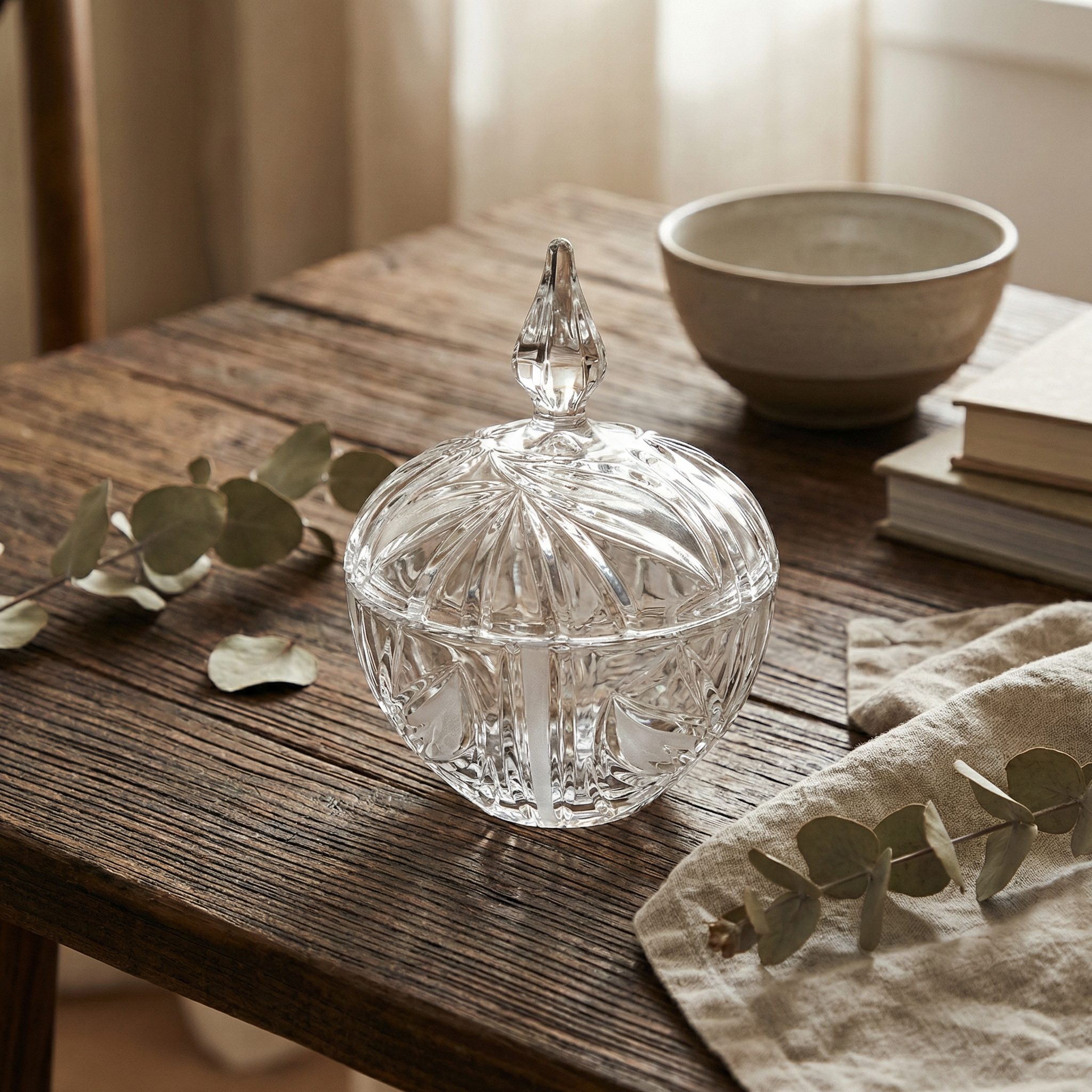 The Glass Jewel Vintage Lidded Candle - 20oz