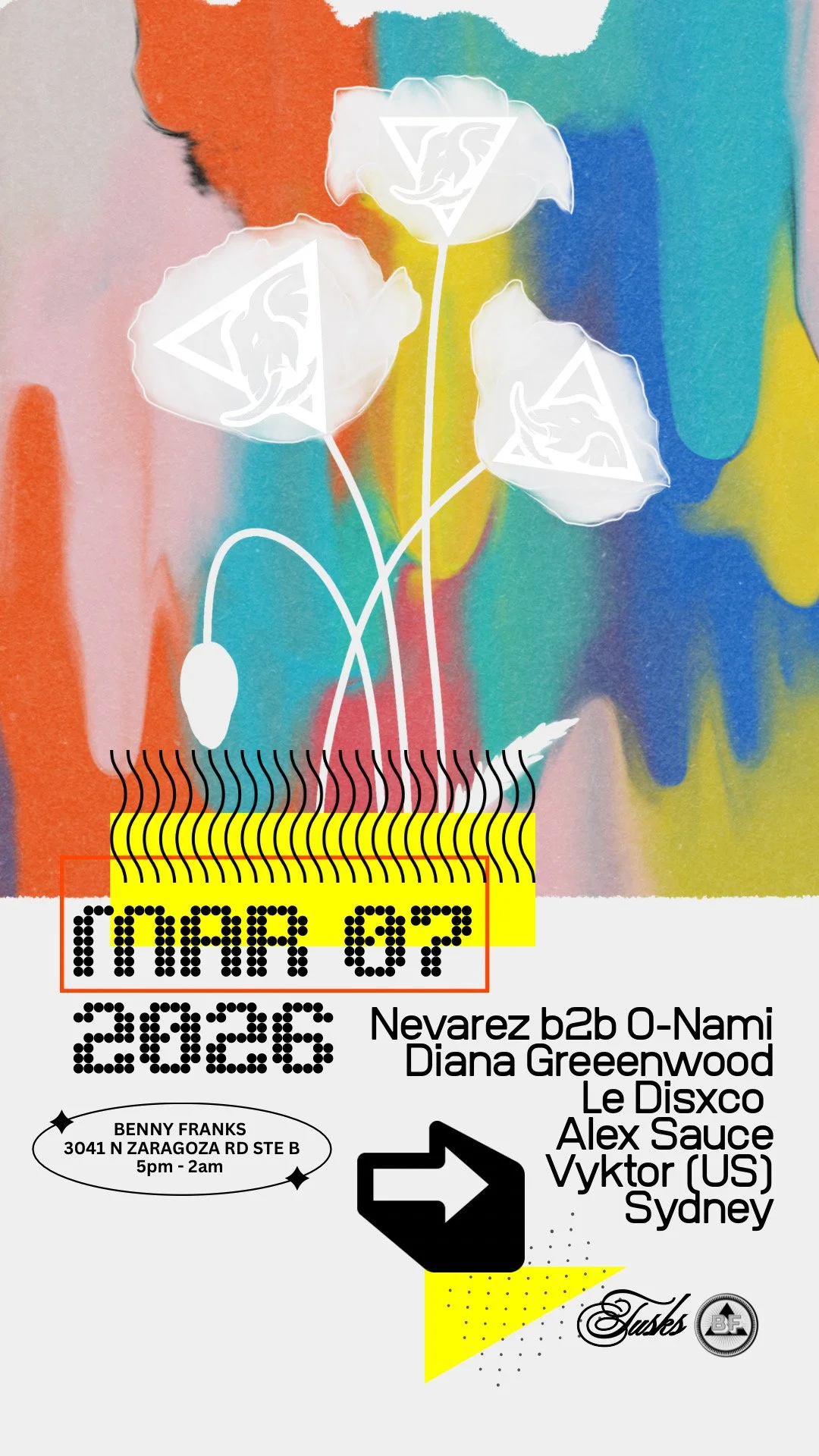 Tusks at Benny Franks 3-7-2026