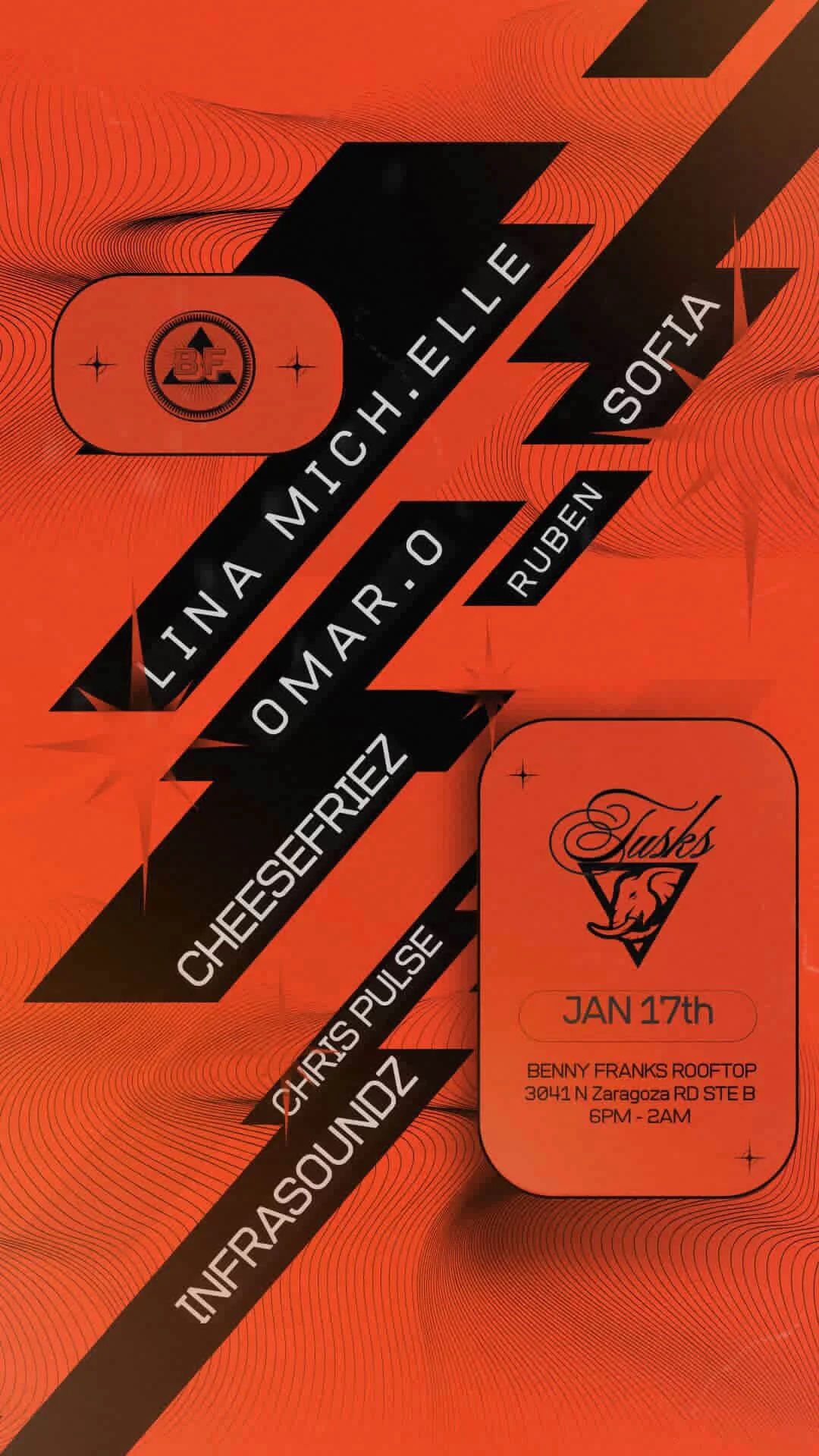 Tusks Benny Franks Jan 17