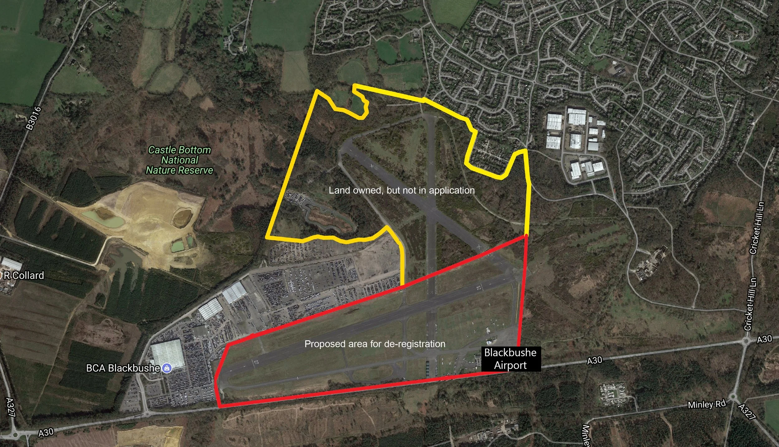 De-registration of active airfield from common land</a>