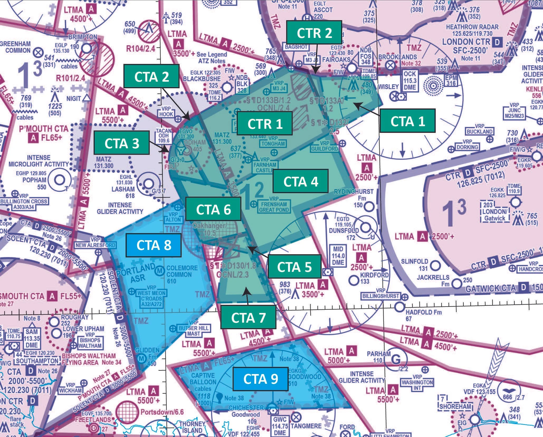 Preventing Infringements of the Farnborough Controlled Airspace in the vicinity of Blackbushe AIrport