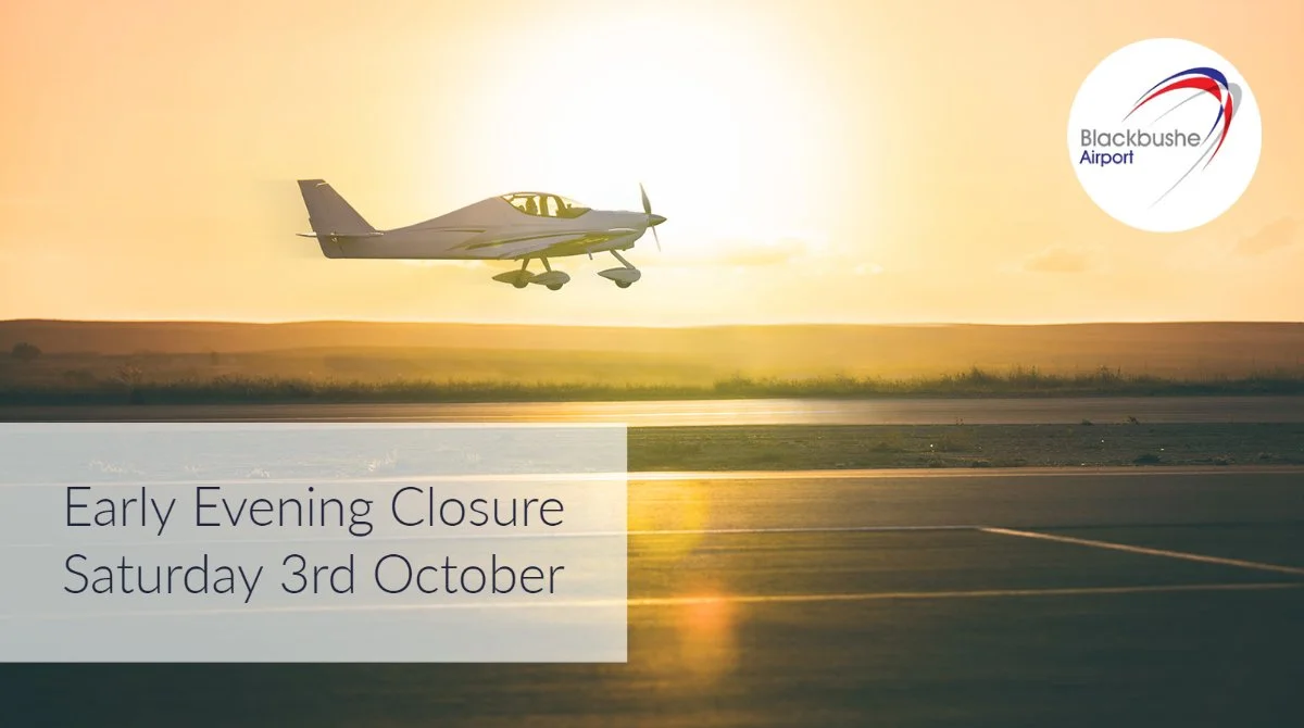 Early Evening Closure - 3rd October