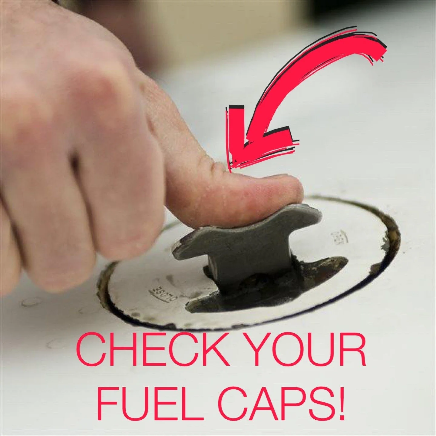 Check your fuel caps!