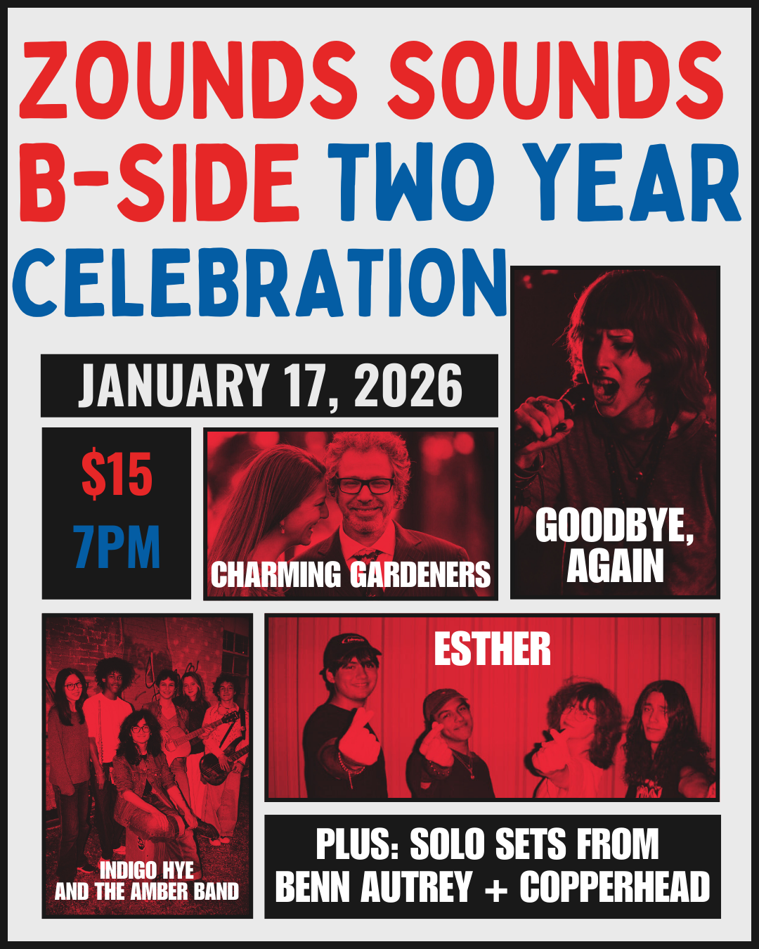 Zounds Sounds B-Side Two-Year Anniversary