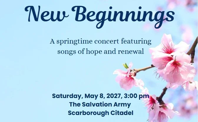 New Beginnings spring concert