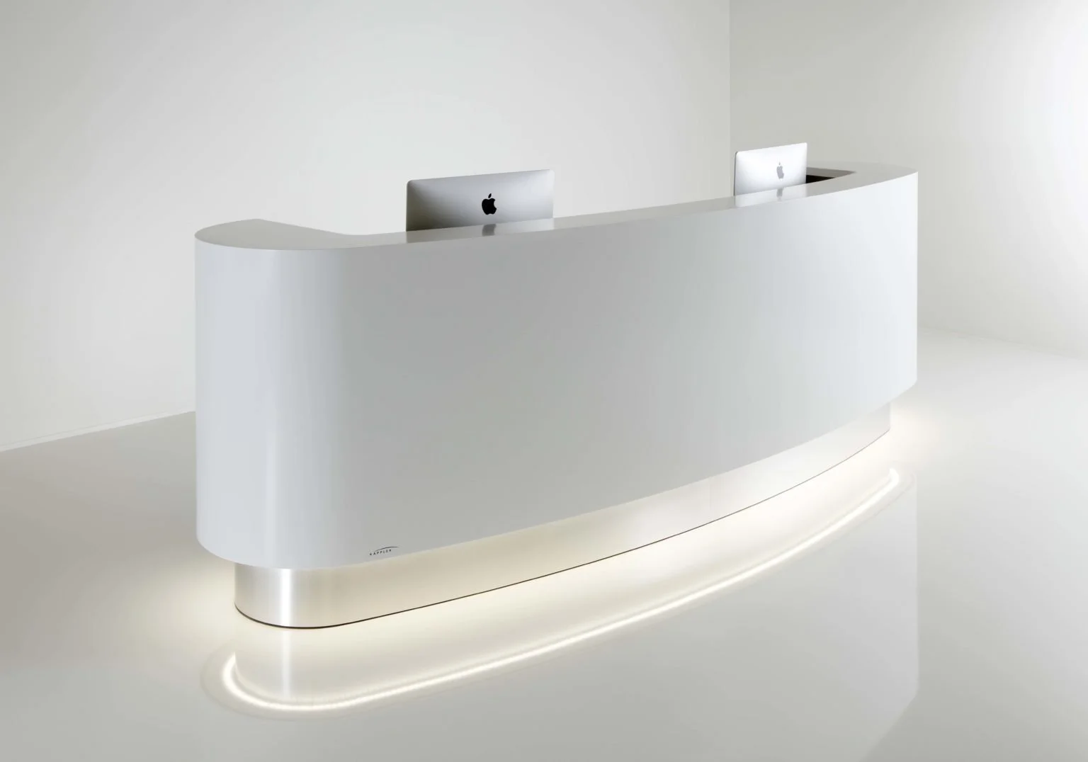 sleek and simple reception furniture - Kappler Design