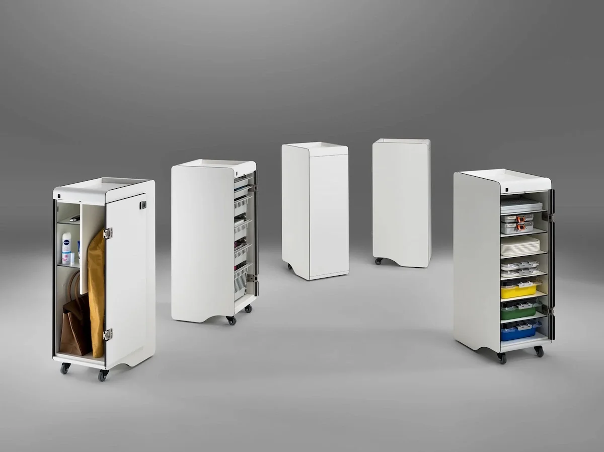 Kappler Cobra Set mit mobilen Praxisschränken für Back Office und Praxisorganisation