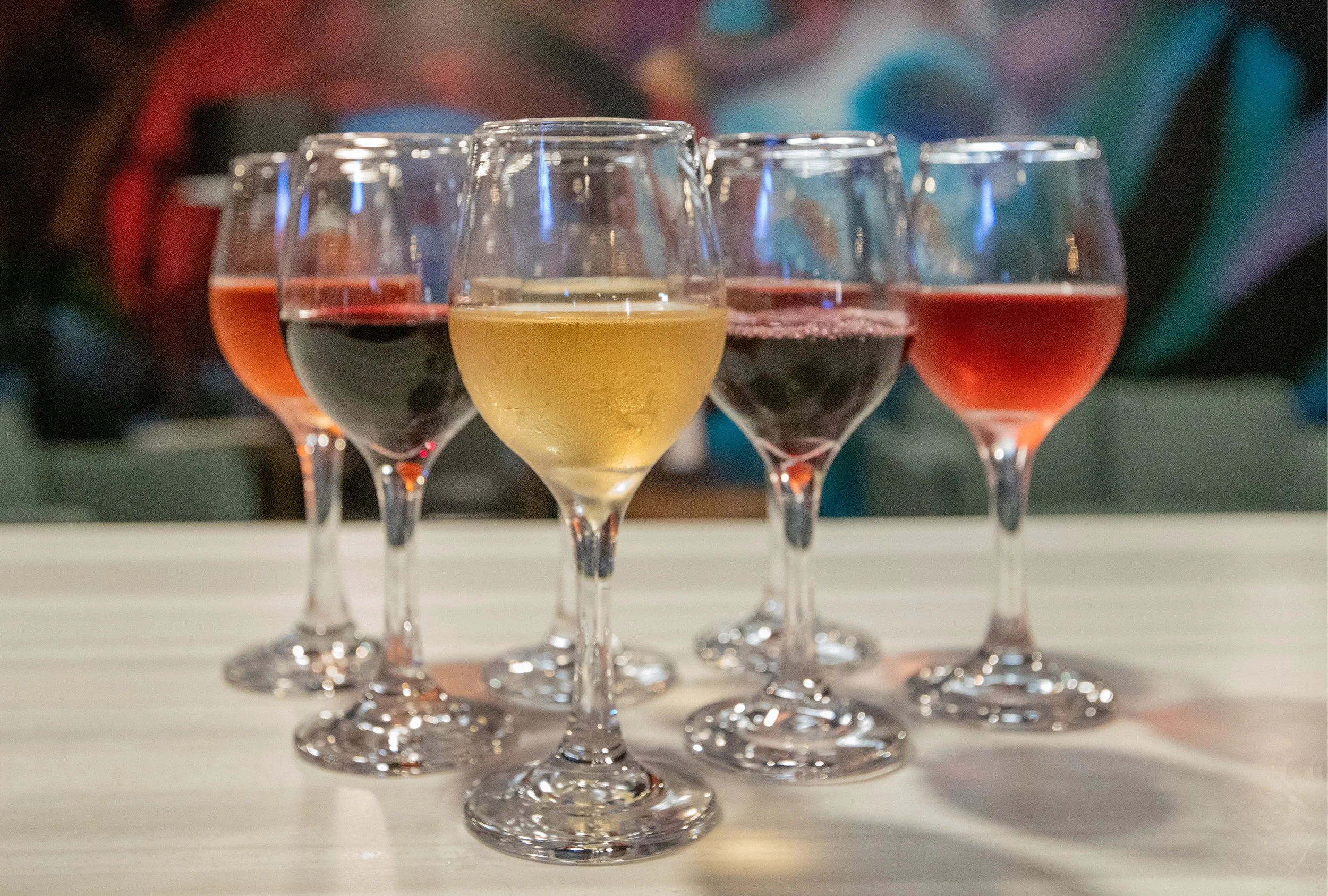 Glasses of Wine from The Winery at Harvest Moon Golf Course
