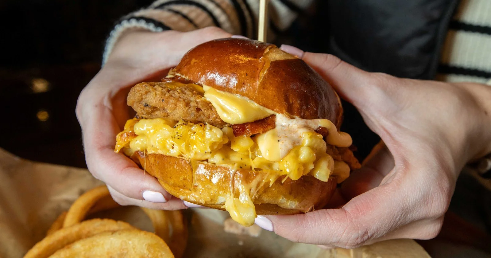 Bacon Mac-Nificient Sandwich