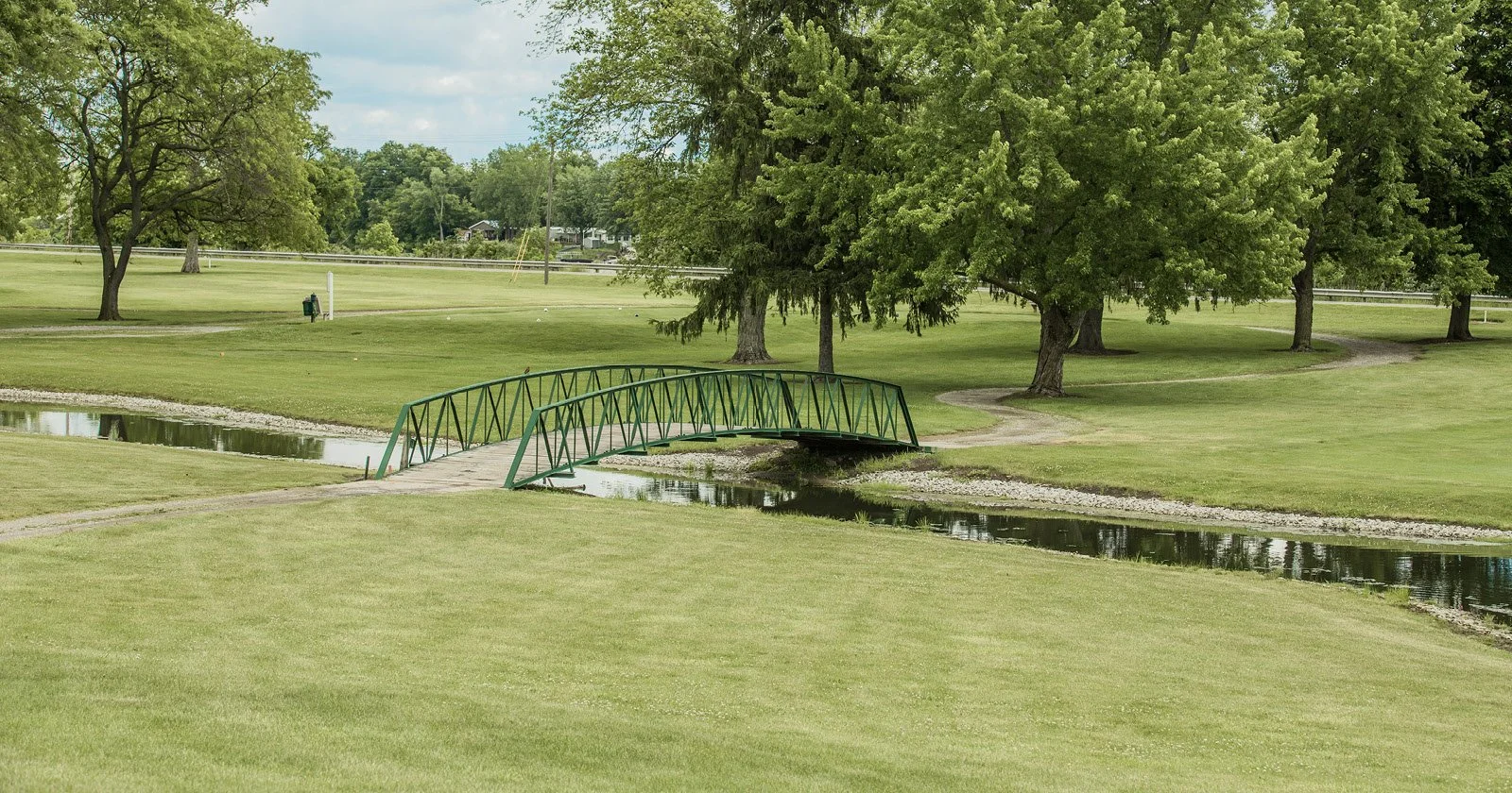 Auglaize Golf course Bridge Pathway