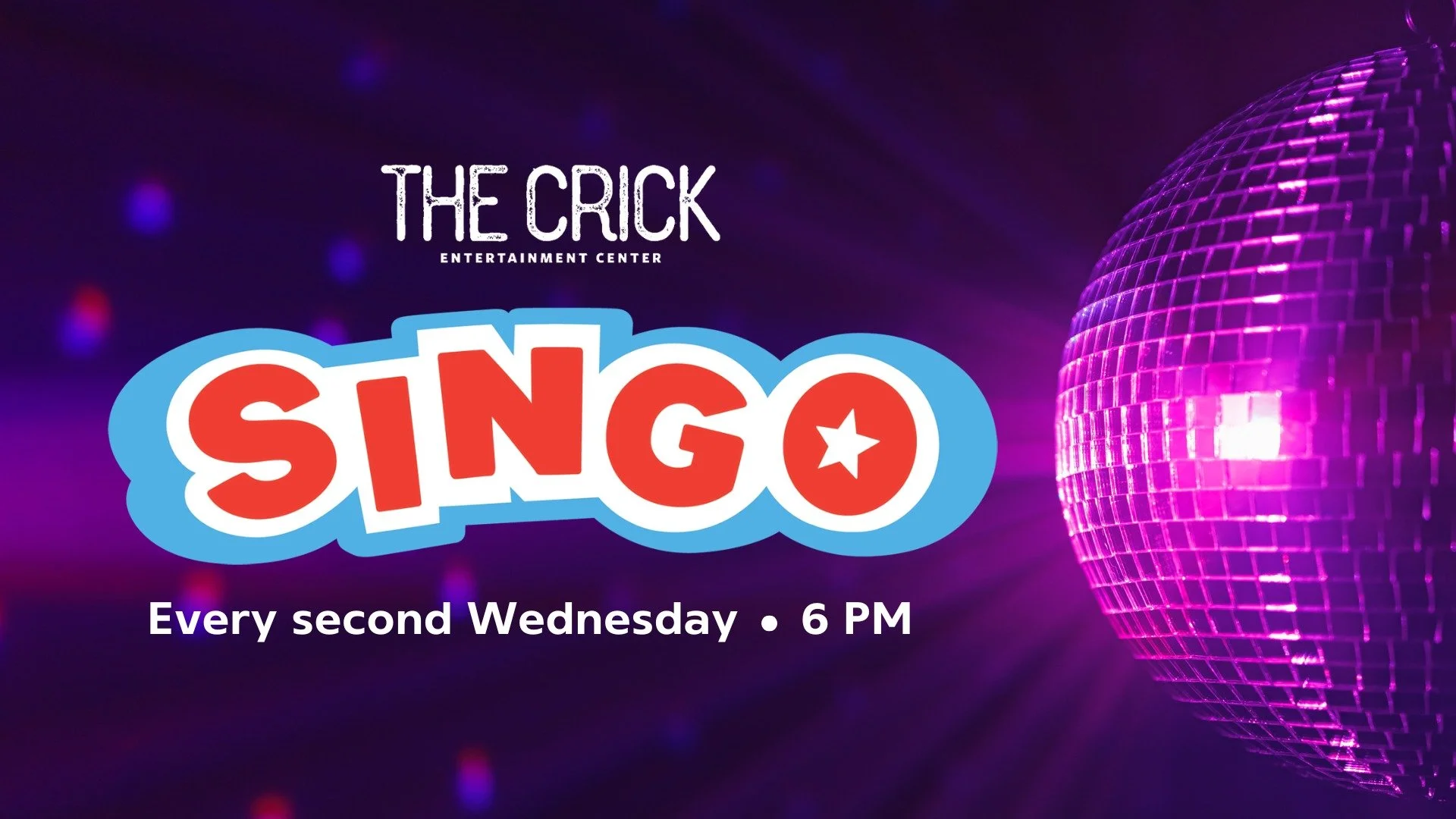 Singo Bingo at The Crick