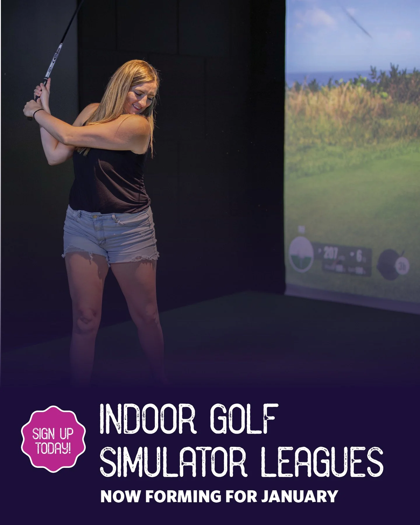 Golf season doesn&rsquo;t end here ⛳

Simulator Leagues begin January 5!

✔️ 2-person scramble
✔️ Play Wed&ndash;Sun, rounds due weekly
✔️12 week season
✔️ $50 per team
✔️ Prizes for top 3 teams

Register at The Crick or email cecdefiance@gmail.com f