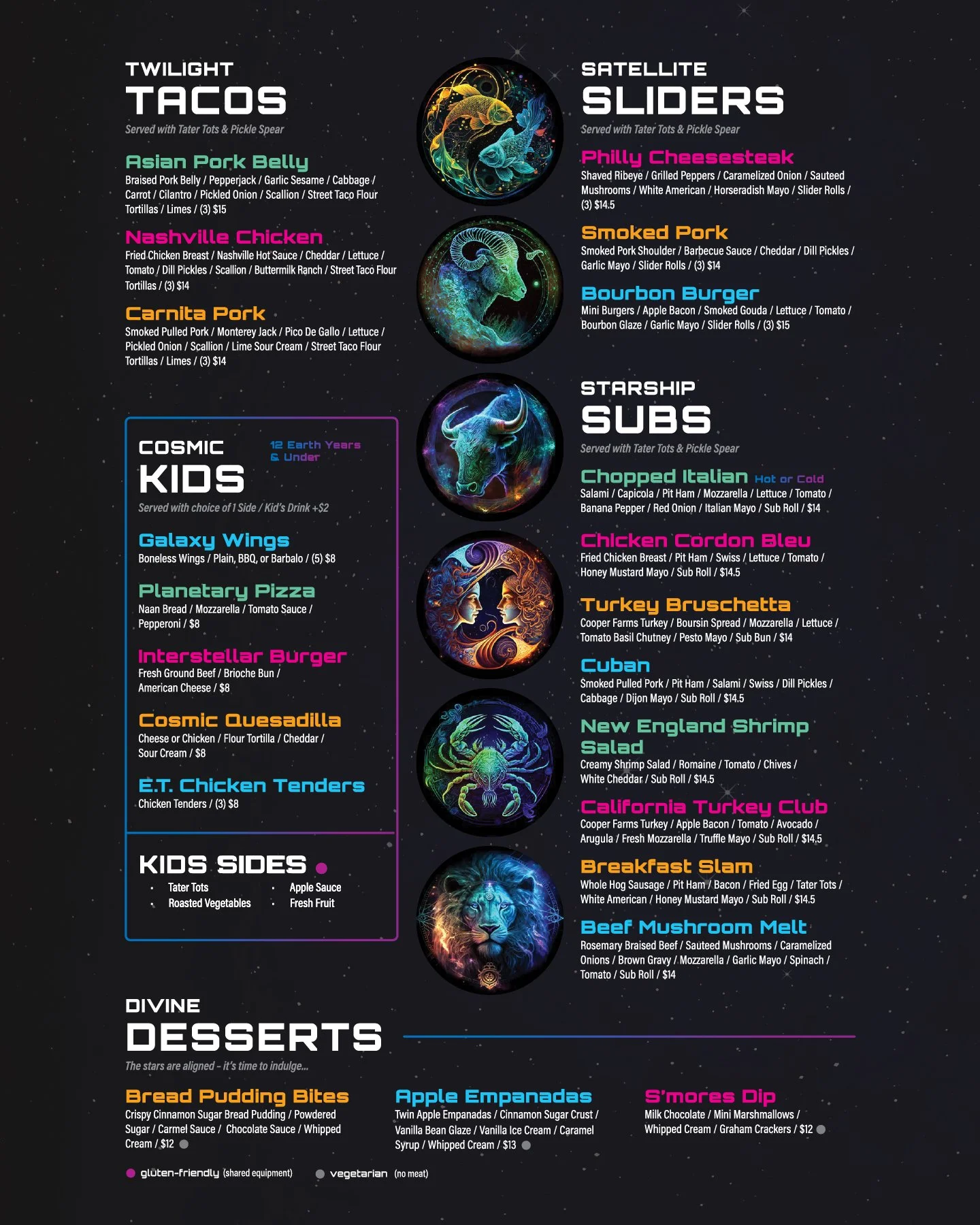 Choose your fighter 🌮🍔🥗 New menu edition!
(And by fighter we mean what you&rsquo;re ordering first)

#NewMenu #Defiance