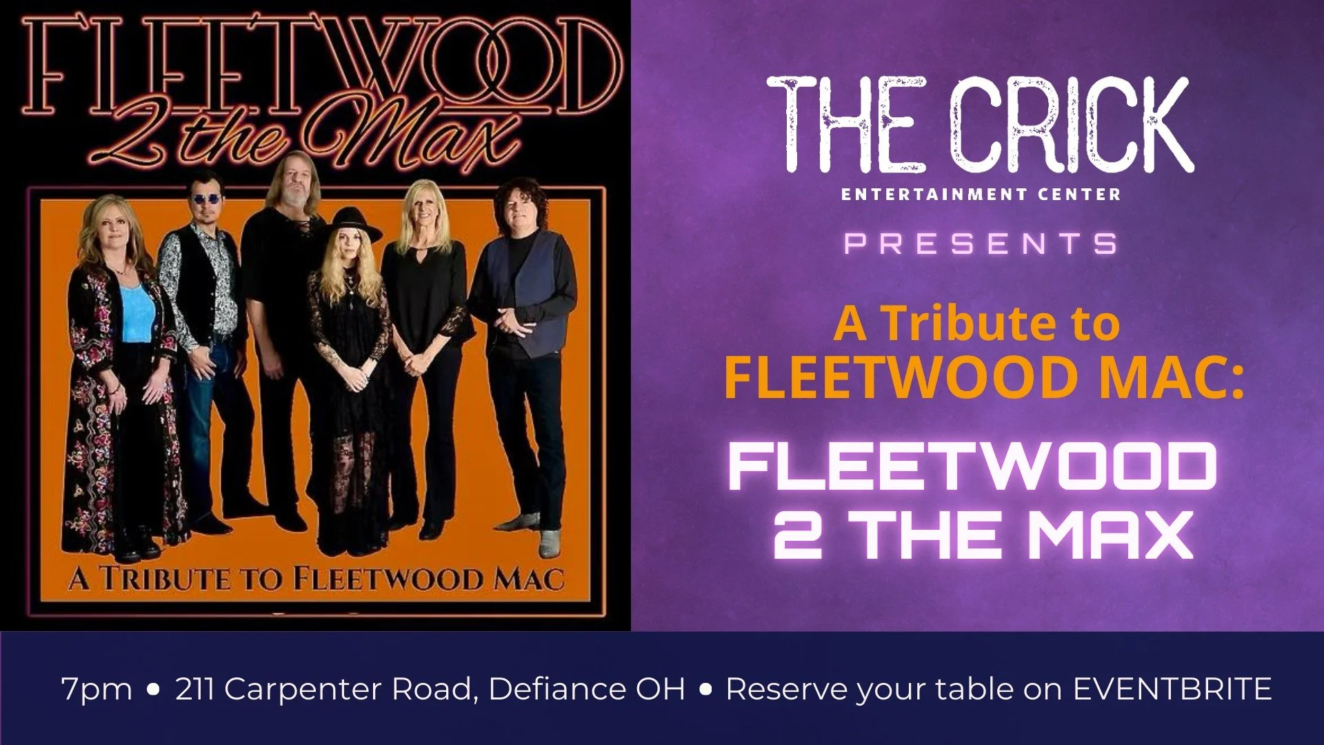 Fleetwood Mac Tribute w/ Fleetwood 2 The Max