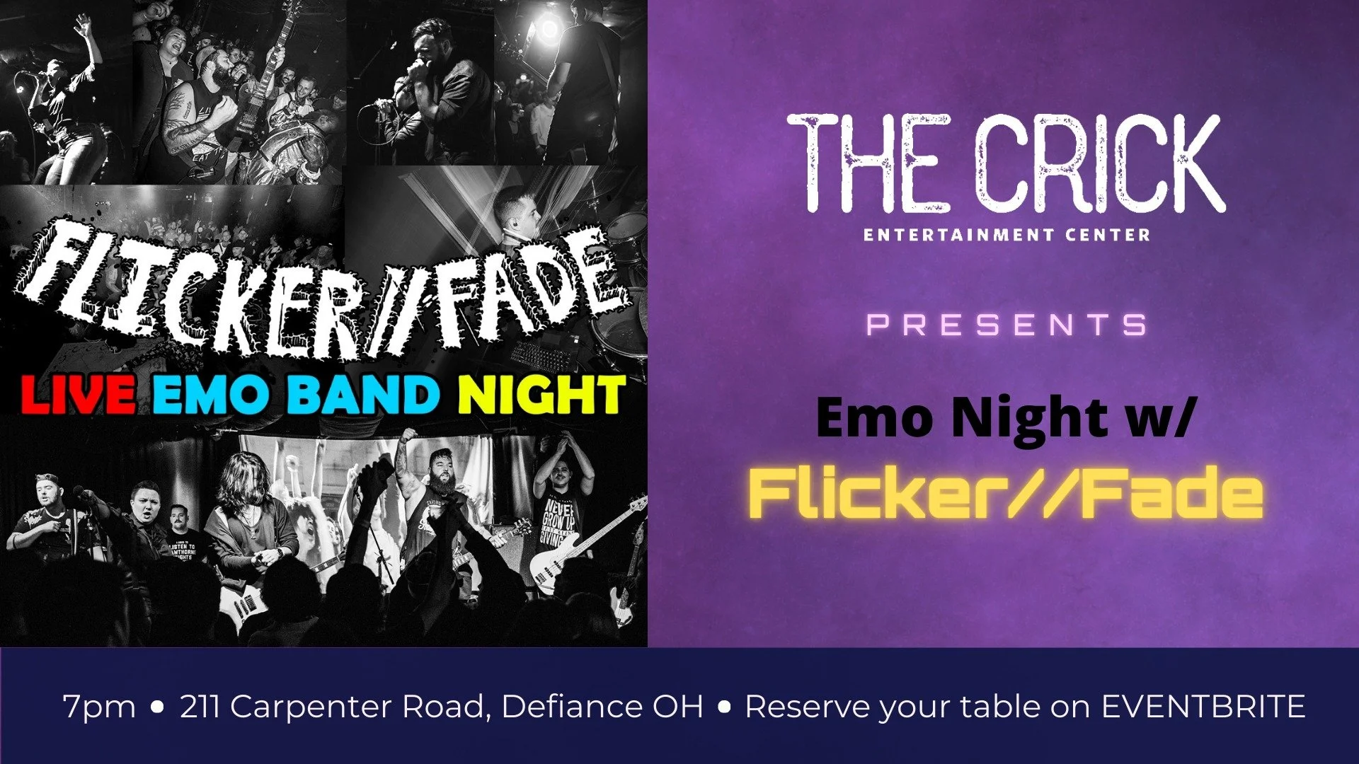 Emo Night featuring Flicker//Fade