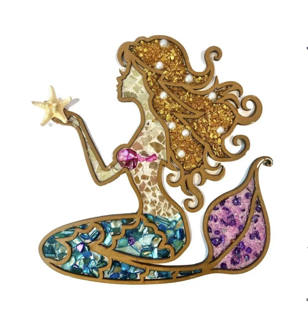 Sip & Paint Mermaid Suncatcher with Lori