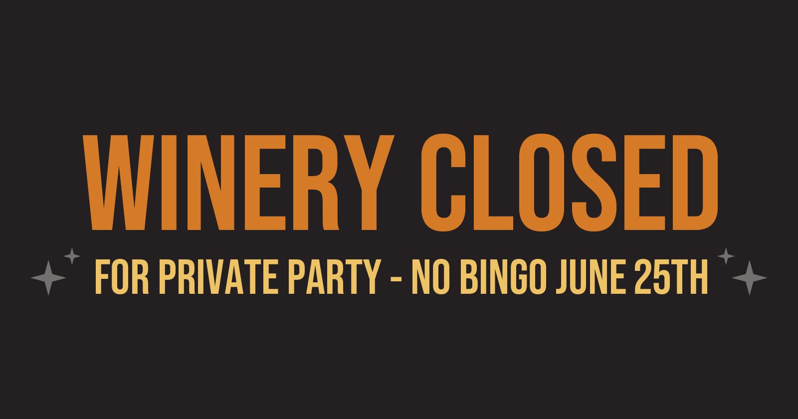Closed for Private Party
