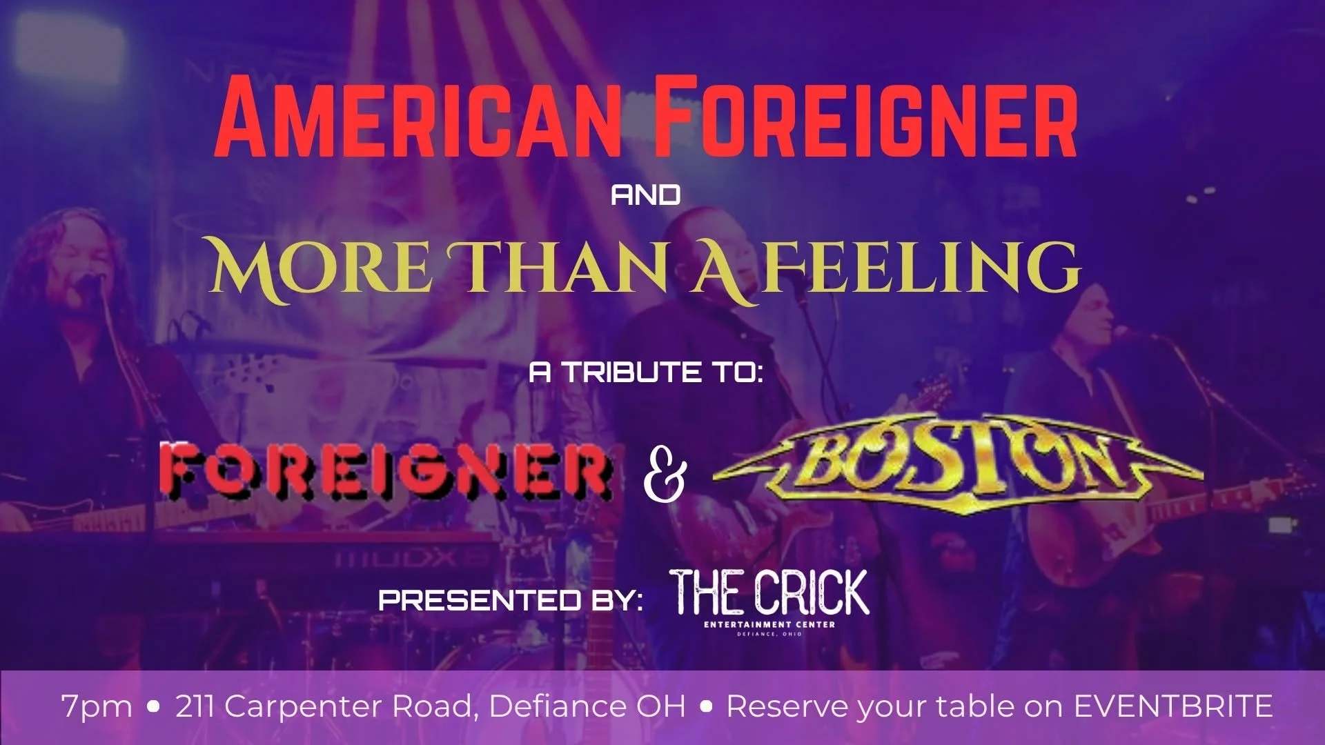 Foreigner &amp; Boston Tribute