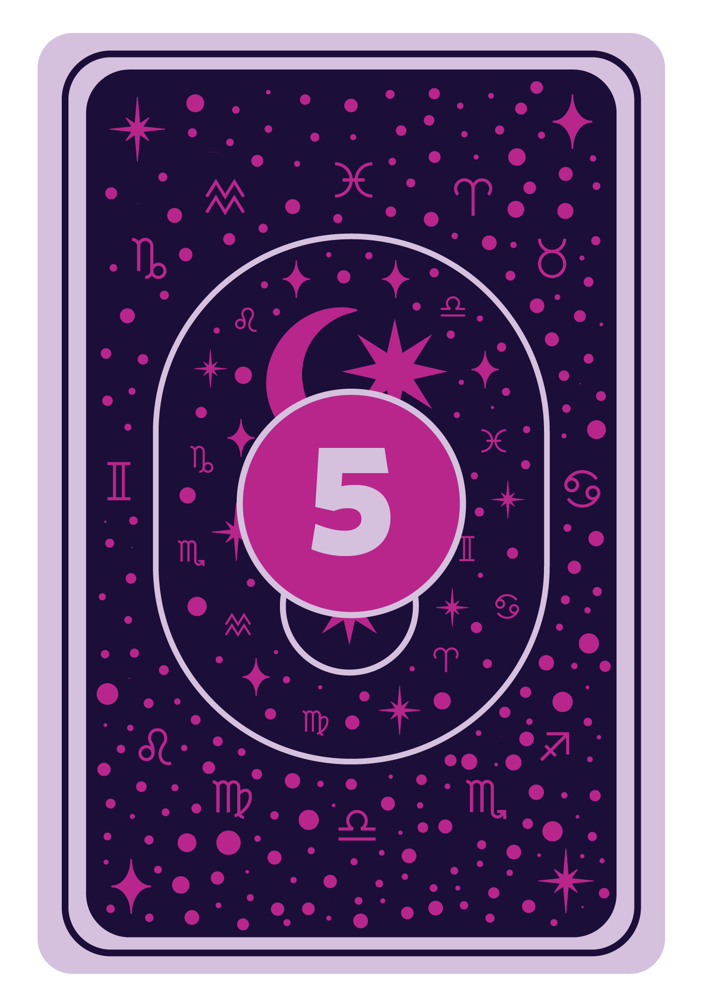 Reverse Side | Queen of Hearts Game Card- 5