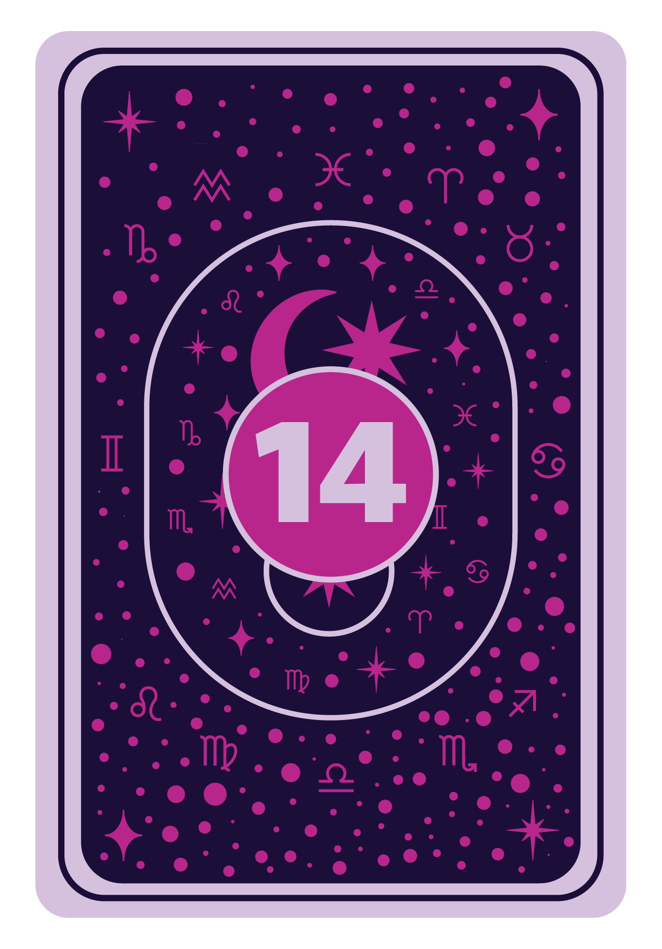 Reverse Side | Queen of Hearts Game Card- 14