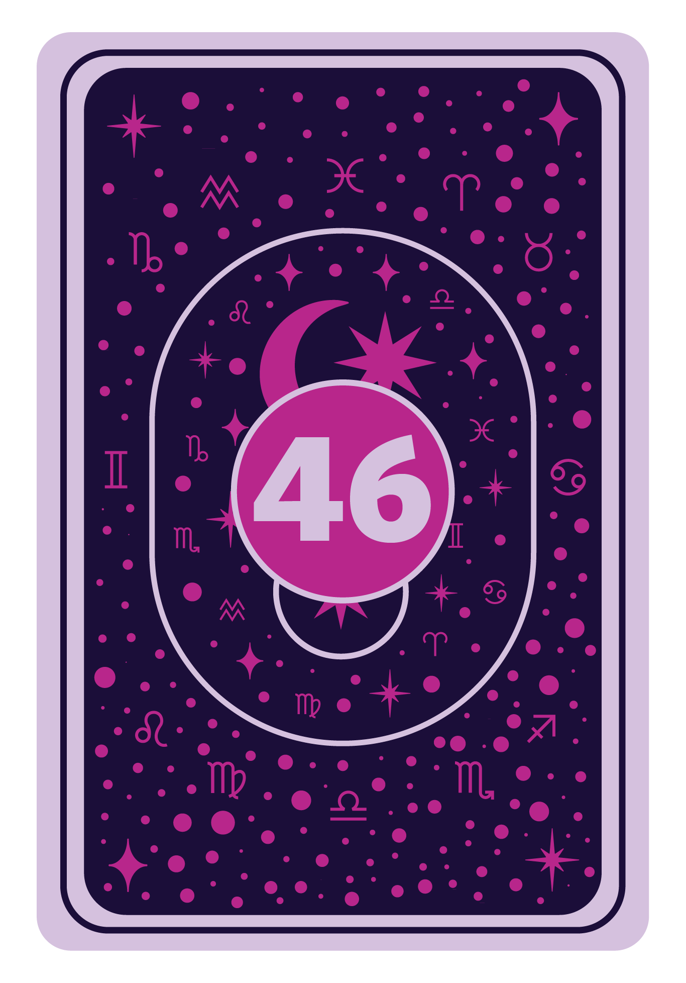 Reverse Side | Queen of Hearts Game Card- 46