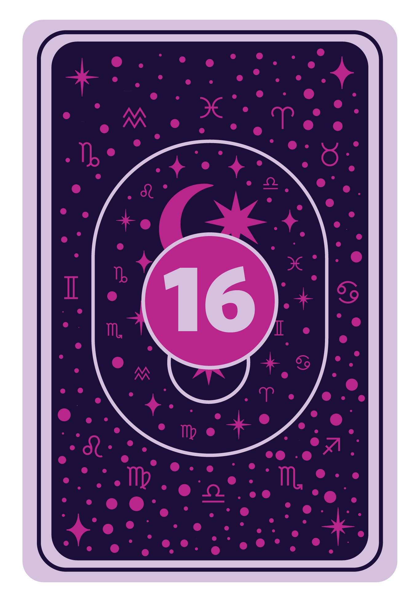 Reverse Side | Queen of Hearts Game Card- 16