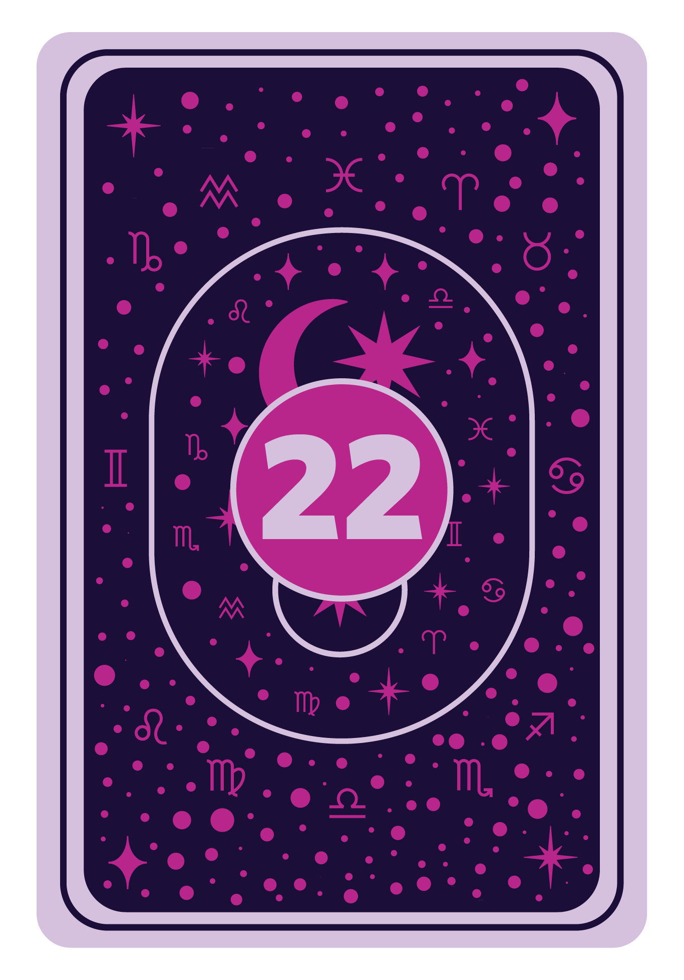 Reverse Side | Queen of Hearts Game Card- 22