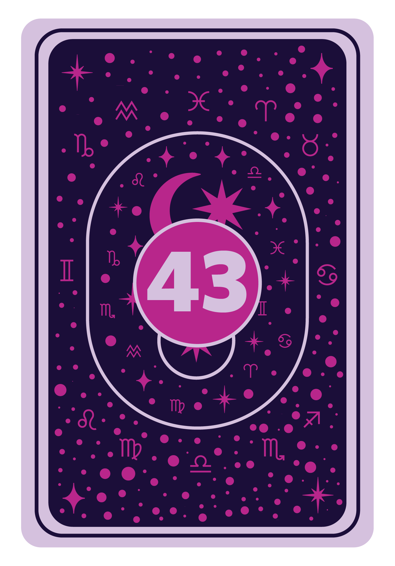 Reverse Side | Queen of Hearts Game Card- 43