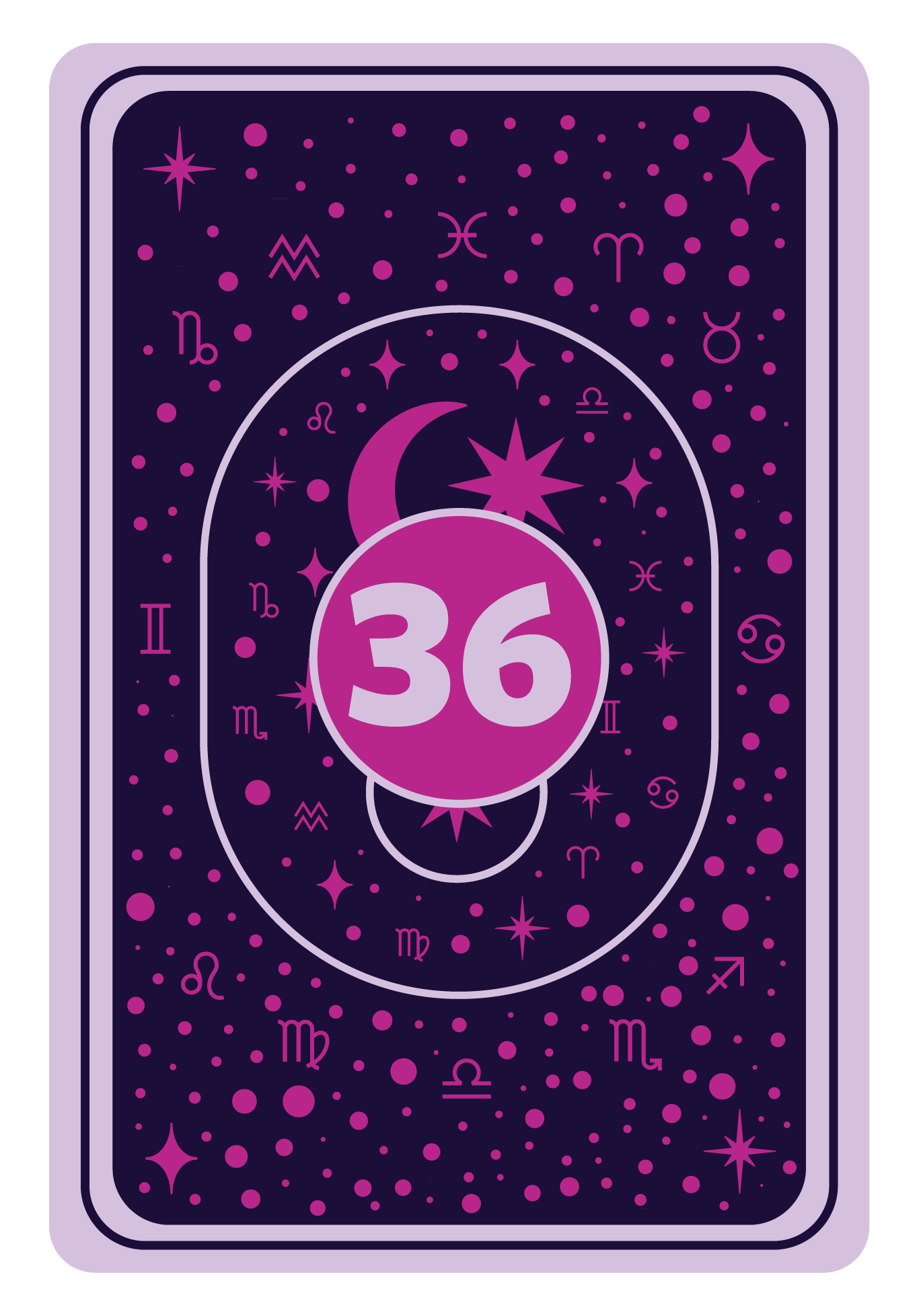 Reverse Side | Queen of Hearts Game Card- 36