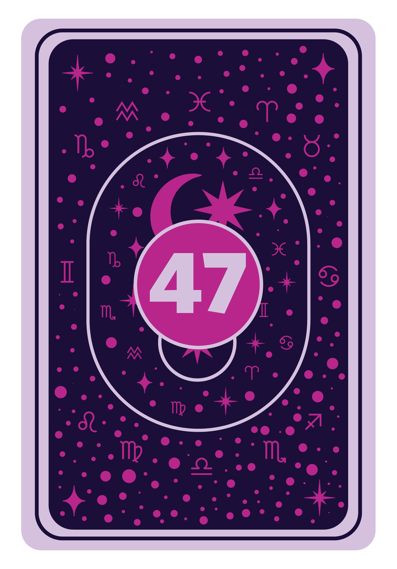 Reverse Side | Queen of Hearts Game Card- 47