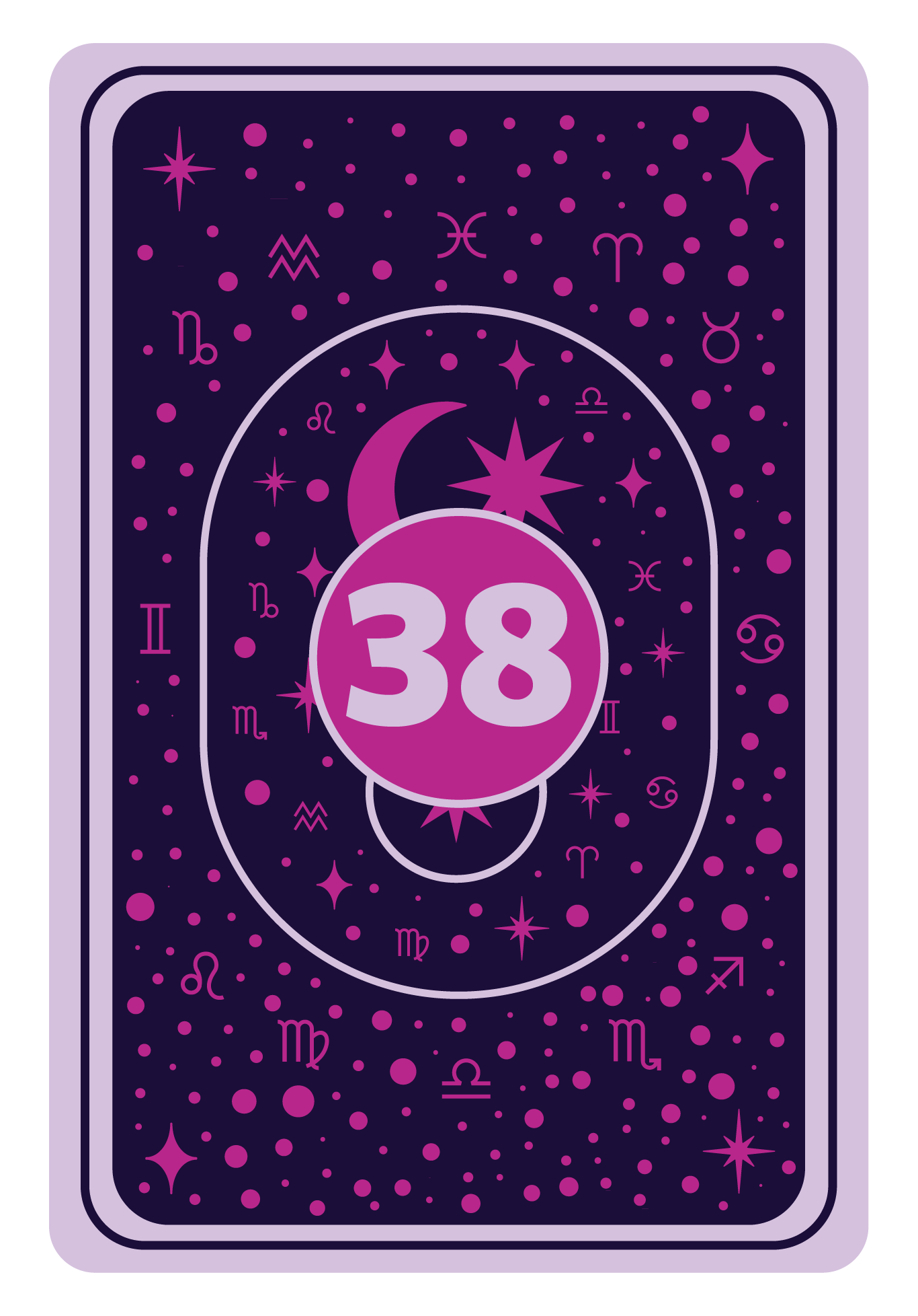 Reverse Side | Queen of Hearts Game Card- 38