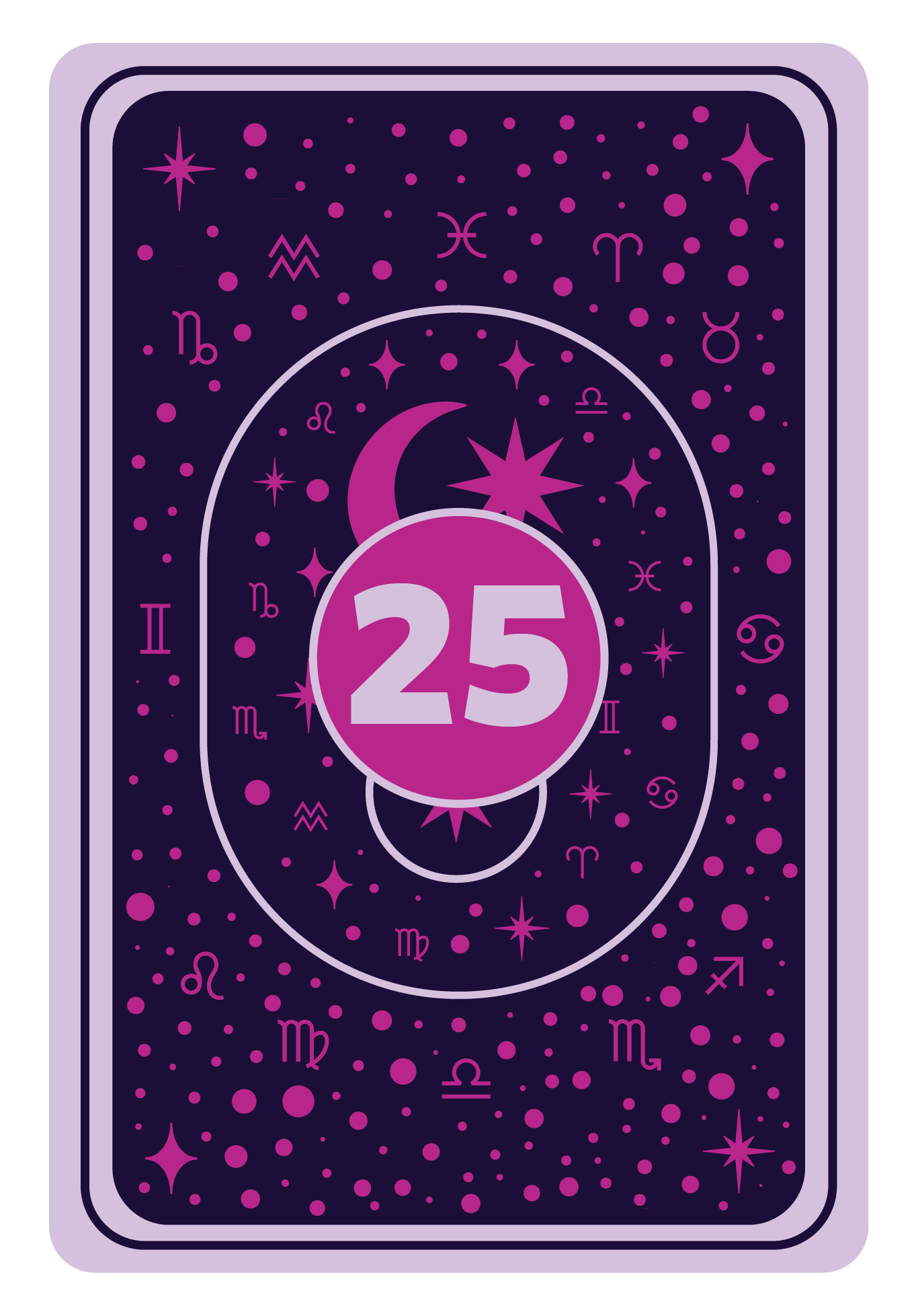 Reverse Side | Queen of Hearts Game Card- 25