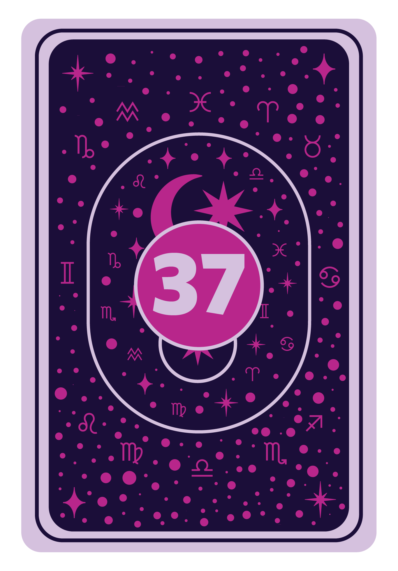 Reverse Side | Queen of Hearts Game Card- 37