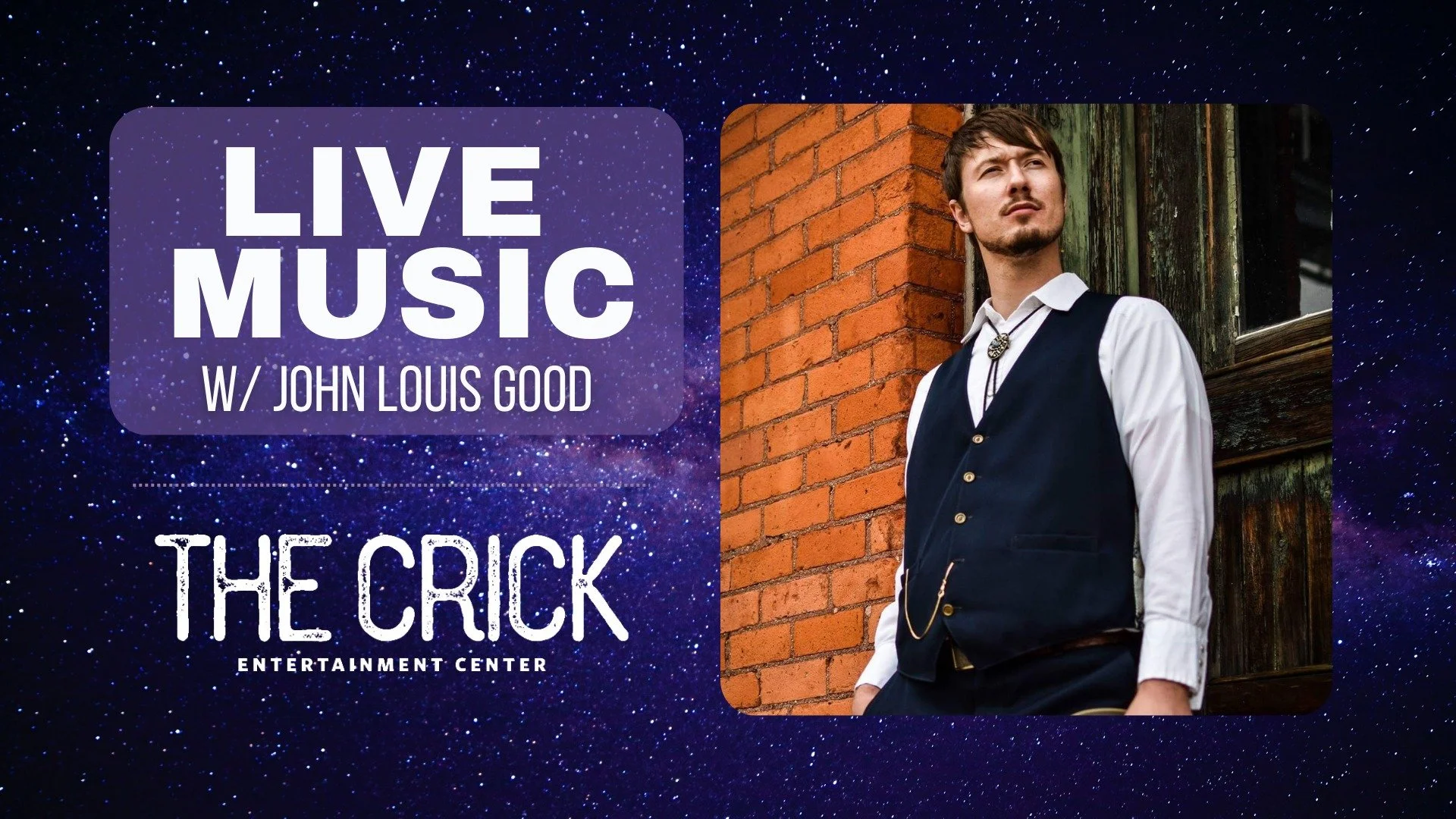 Live Music with John Louis Good